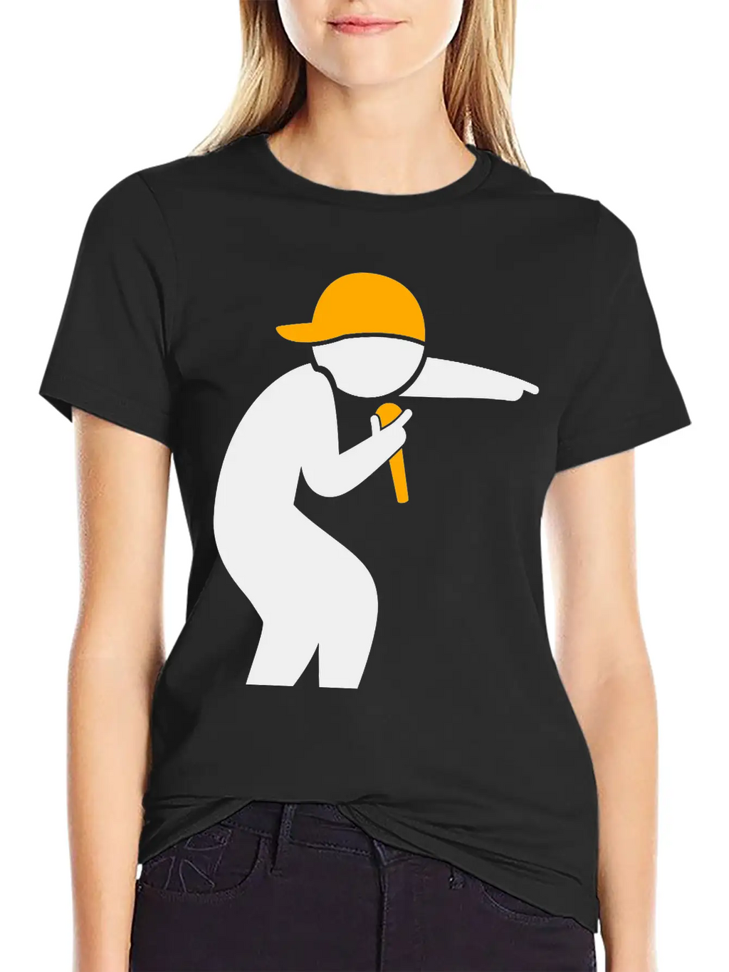 Hiphop Rapper Unisex Casual T-Shirt – Clean Design For Daily Comfort