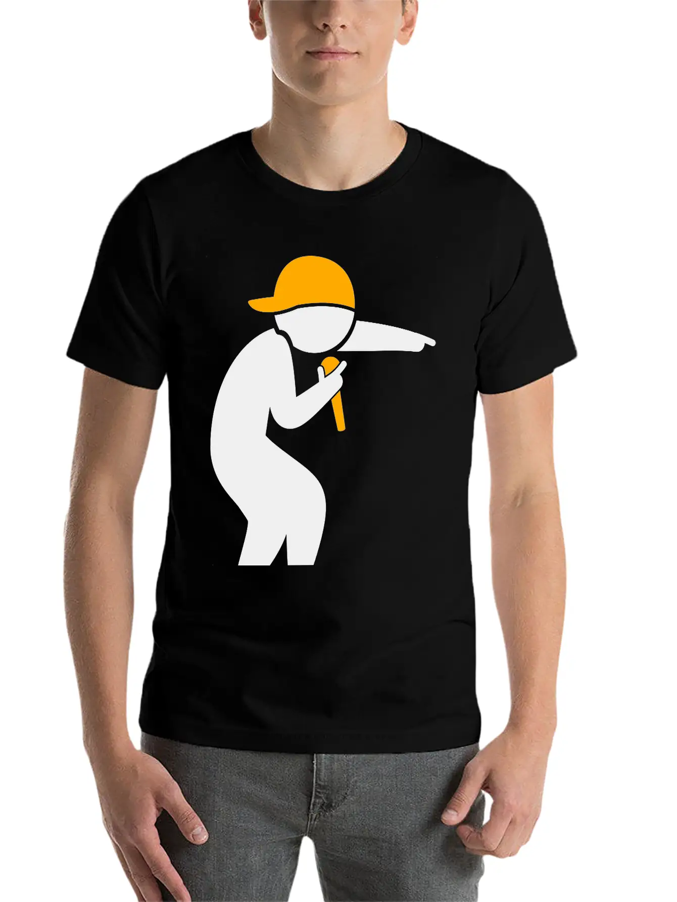 Hiphop Rapper Unisex Casual T-Shirt – Clean Design For Daily Comfort