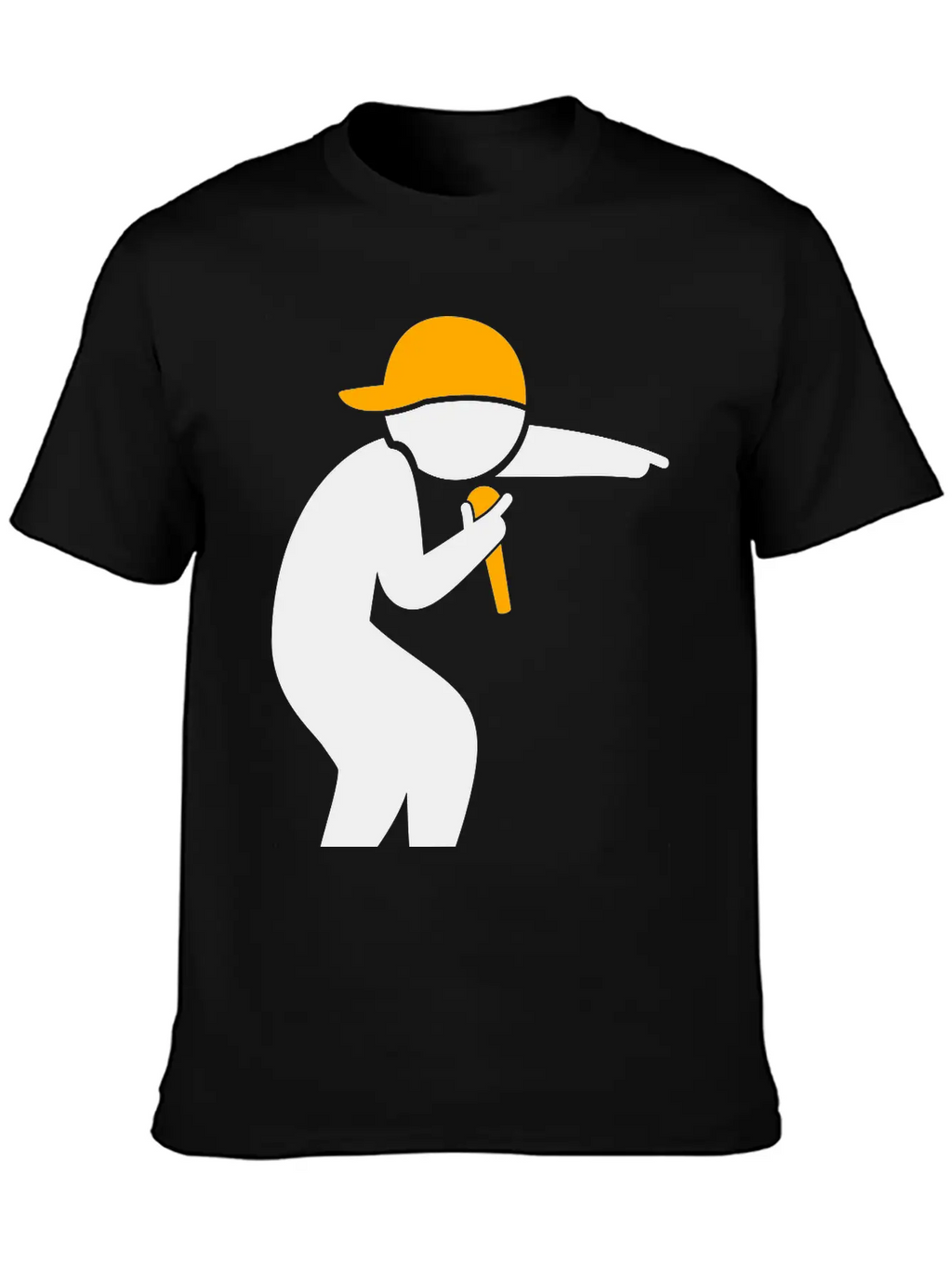 Hiphop Rapper Unisex Casual T-Shirt – Clean Design For Daily Comfort