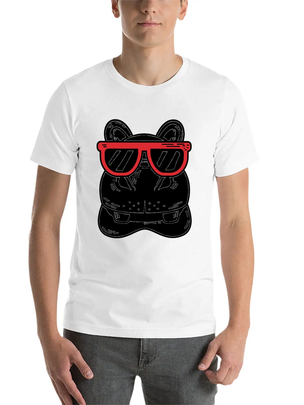 Hippo With Sunglasses Cool Person Gift Unisex Casual T-Shirt – Clean Design For Daily Comfort