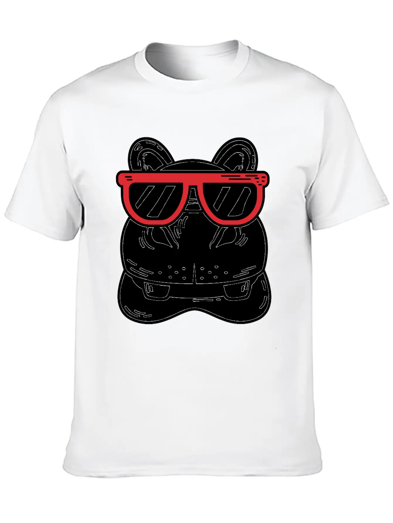 Hippo With Sunglasses Cool Person Gift Unisex Casual T-Shirt – Clean Design For Daily Comfort