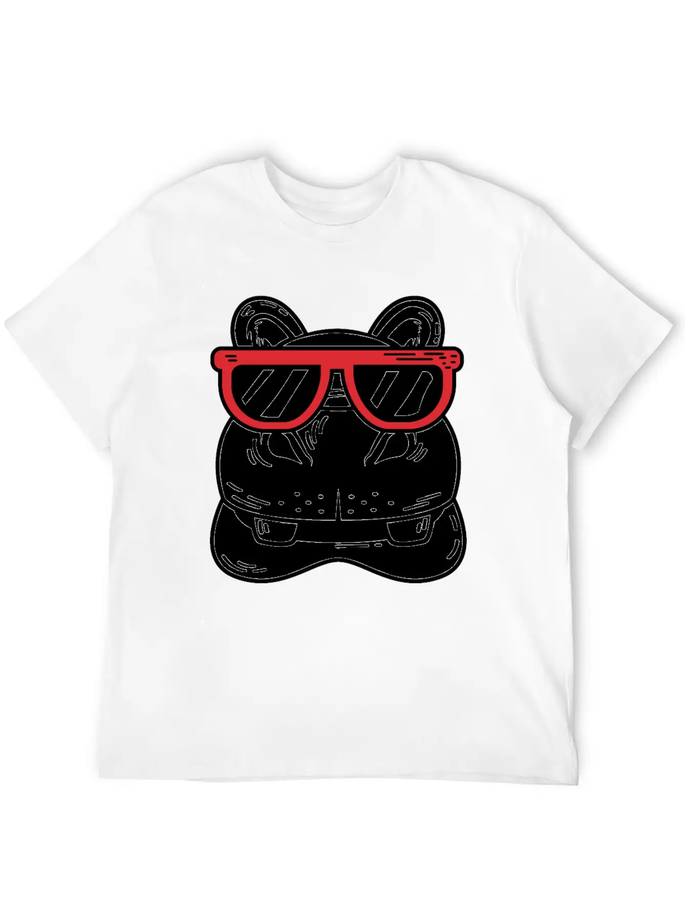 Hippo With Sunglasses Cool Person Gift Unisex Casual T-Shirt – Clean Design For Daily Comfort