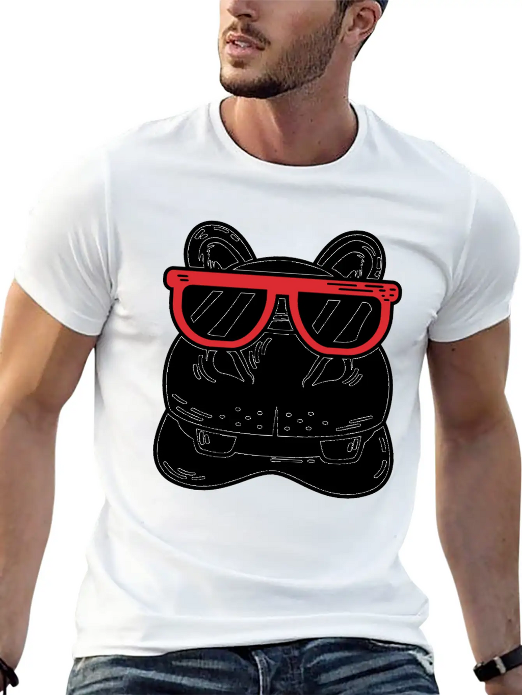 Hippo With Sunglasses Cool Person Gift Unisex Casual T-Shirt – Clean Design For Daily Comfort