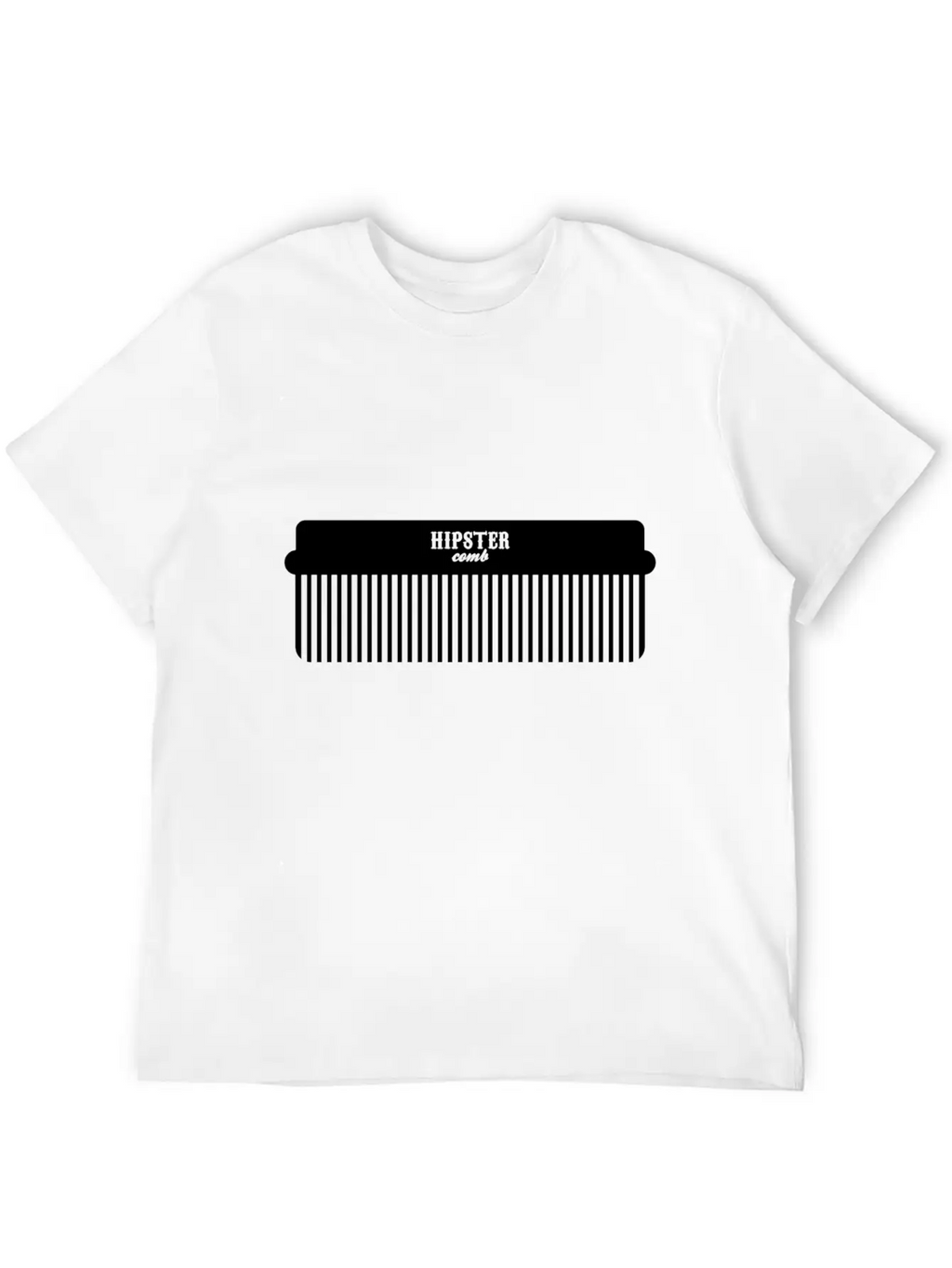 Hipster Comb Casual Graphic T-Shirt – Simple And Comfortable Daily Wear