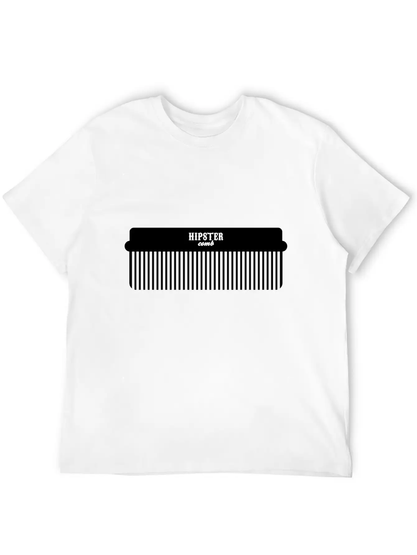 Hipster Comb Casual Graphic T-Shirt – Simple And Comfortable Daily Wear