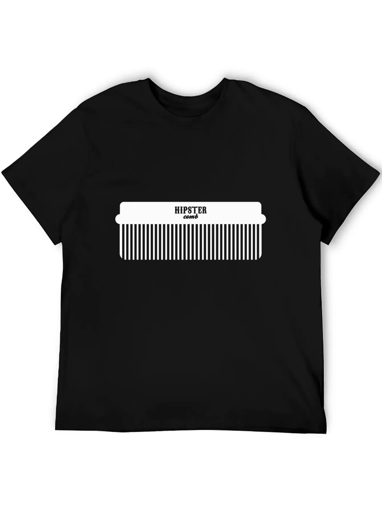 Hipster Comb Casual Graphic T-Shirt – Simple And Comfortable Daily Wear