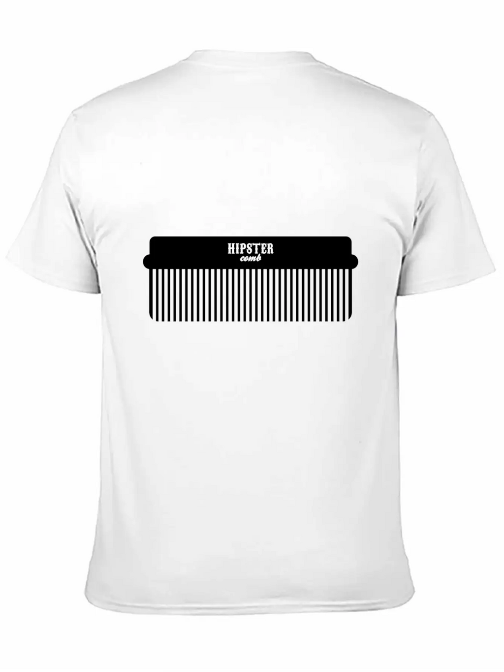 Hipster Comb Casual Graphic T-Shirt – Simple And Comfortable Daily Wear