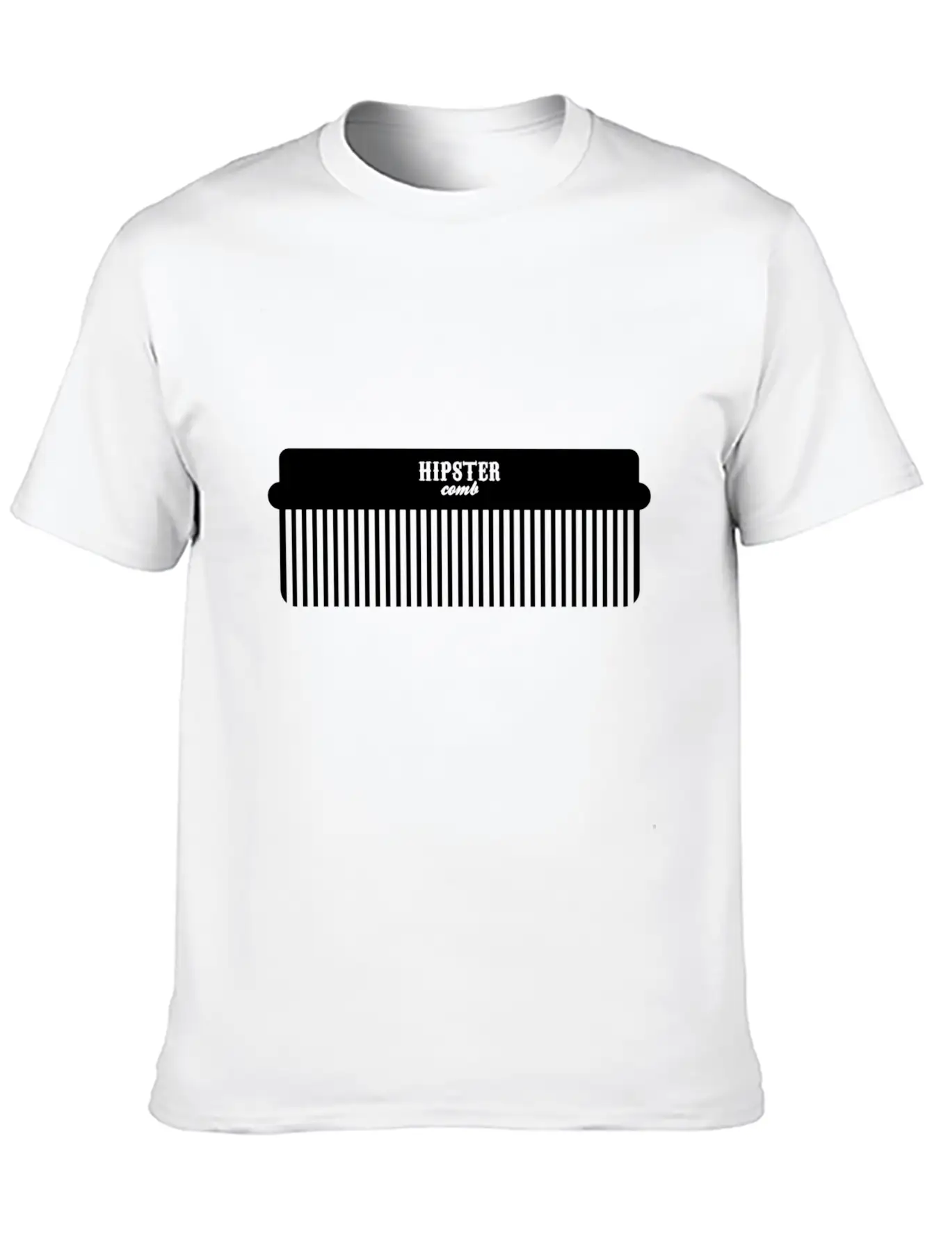 Hipster Comb Casual Graphic T-Shirt – Simple And Comfortable Daily Wear