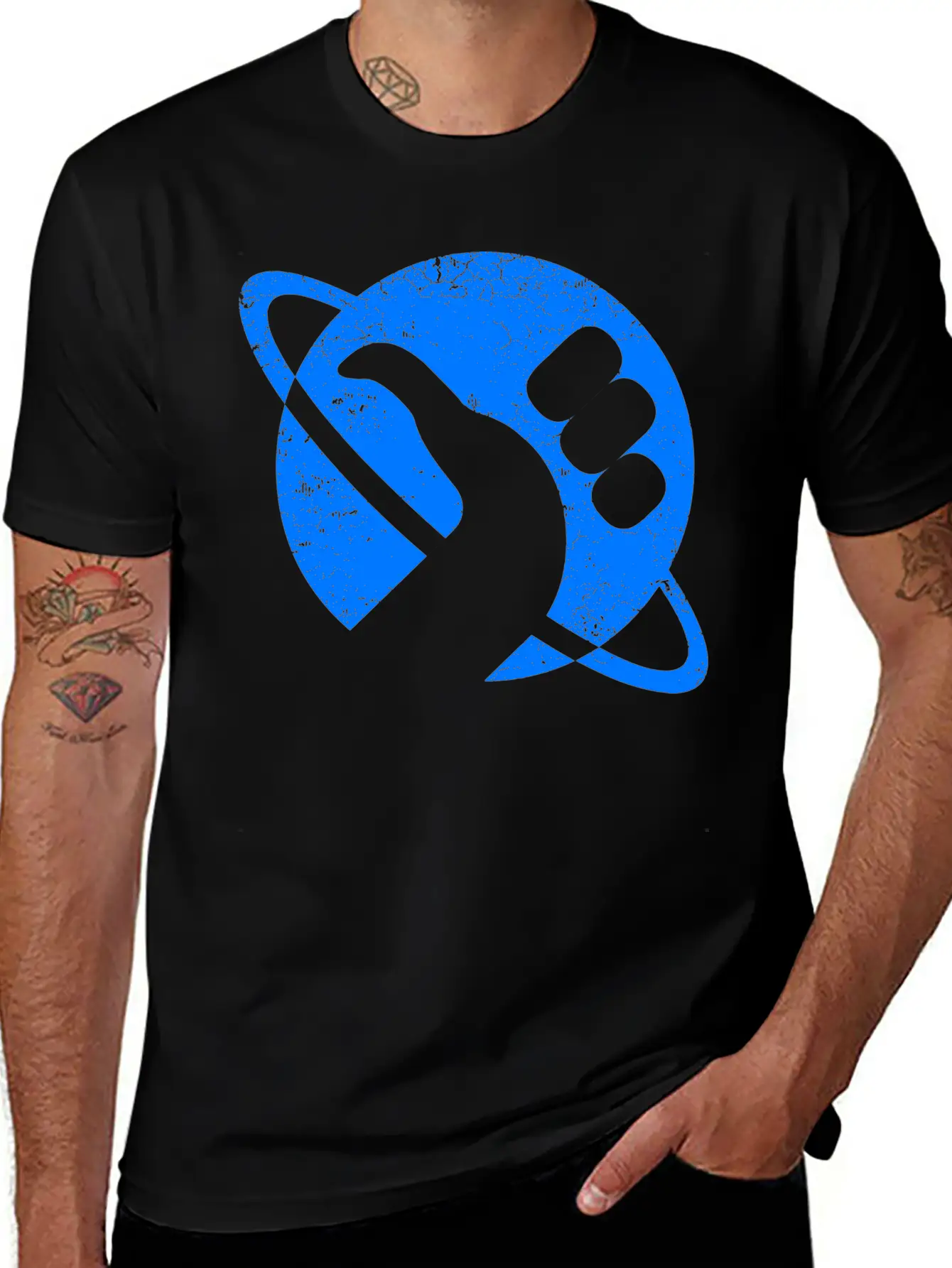 Hitchhiker Unisex Short Sleeve Soft Cotton T-Shirt – Casual Everyday Wear