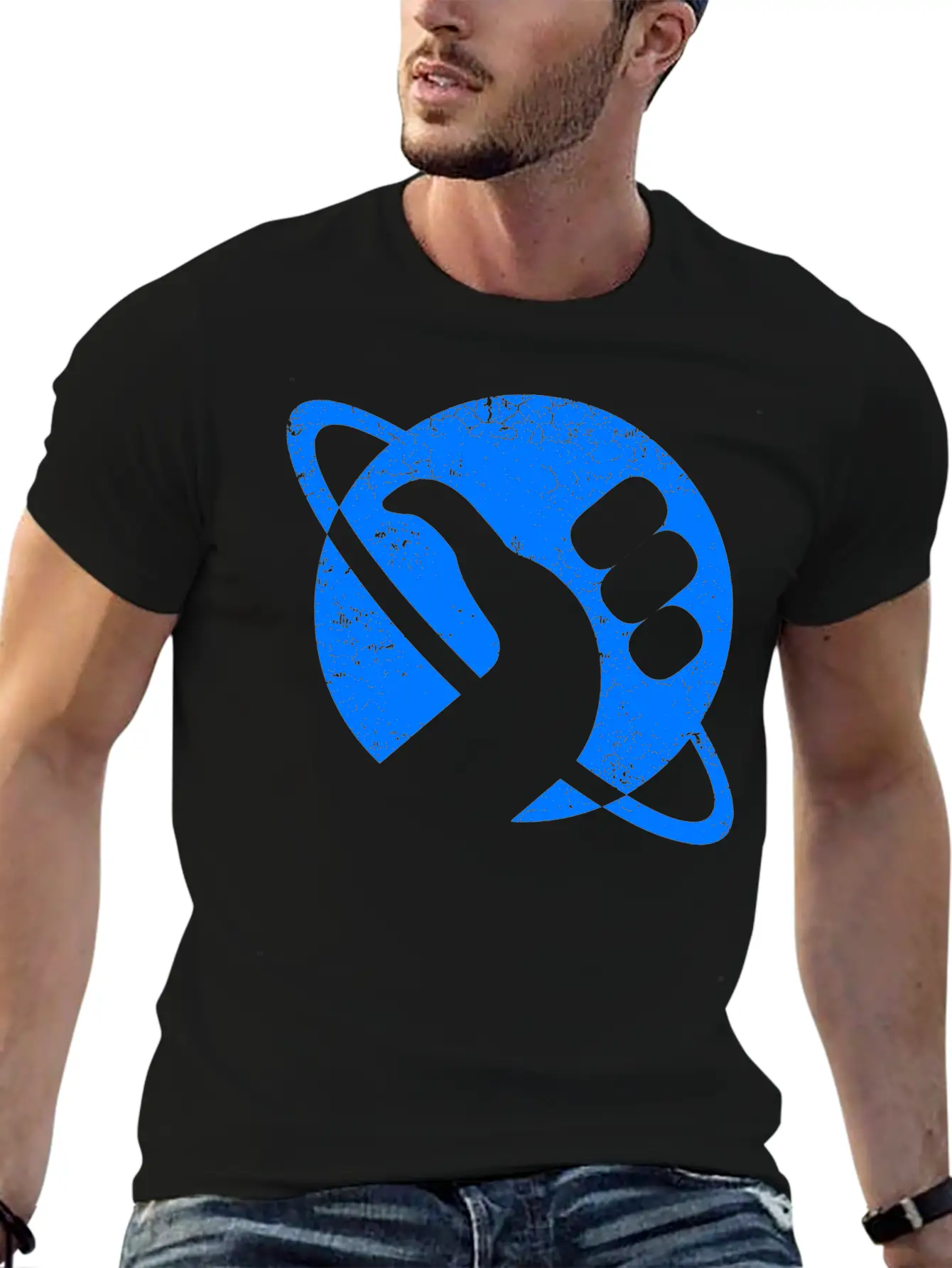 Hitchhiker Unisex Short Sleeve Soft Cotton T-Shirt – Casual Everyday Wear
