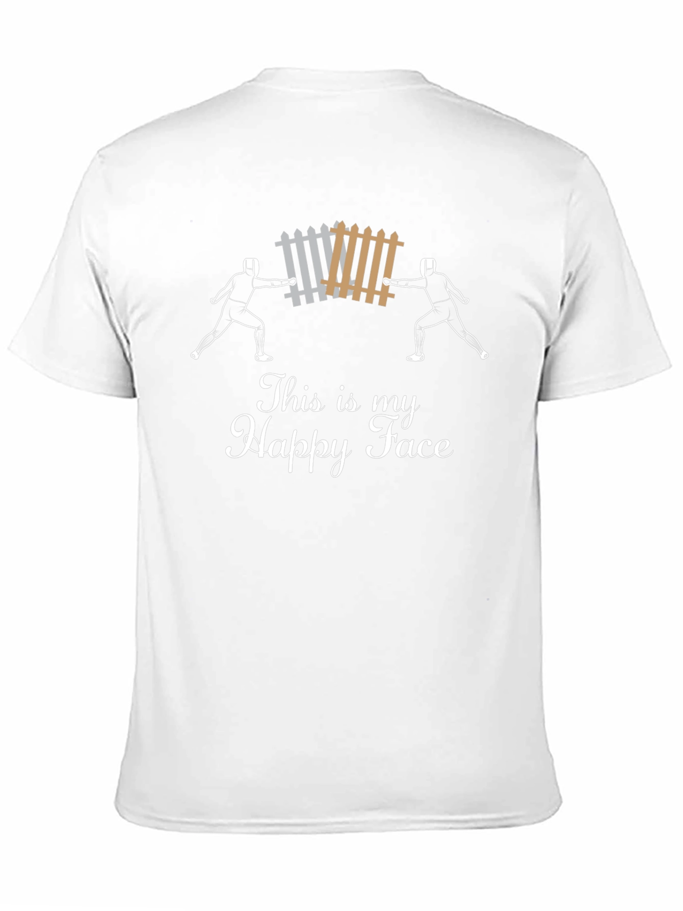 Funny Fencing T-Shirt - This is My Happy Face