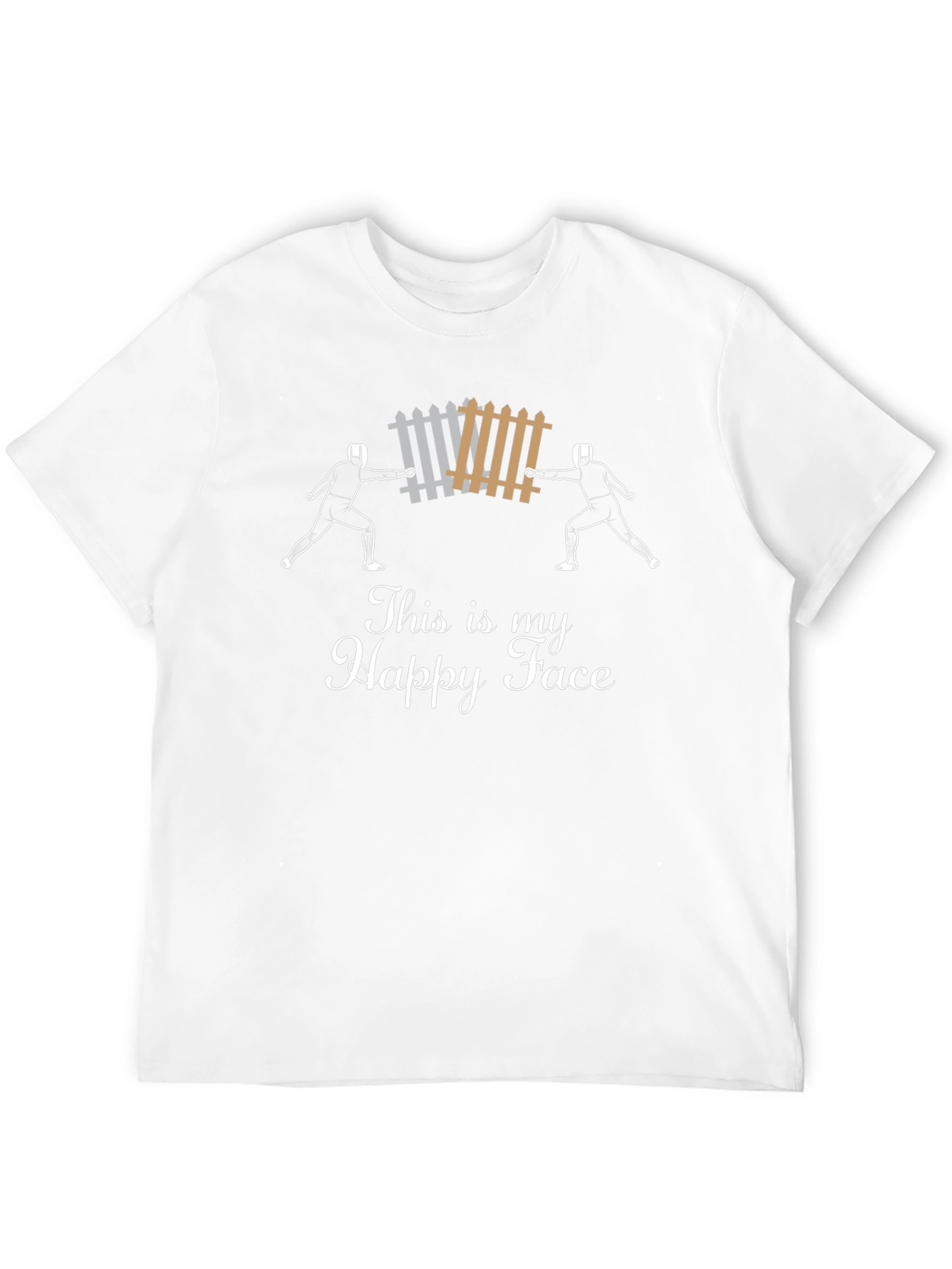 Funny Fencing T-Shirt - This is My Happy Face