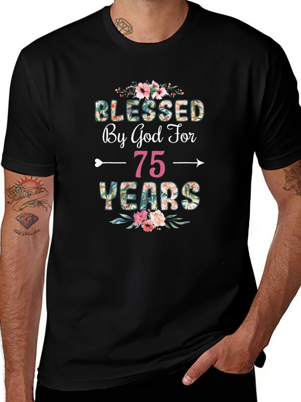 Blessed by God for 75 Years T-Shirt