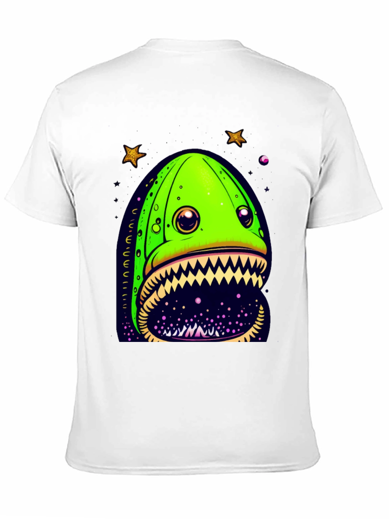 Monster Eel Graphic T-Shirt - Black Cotton Tee