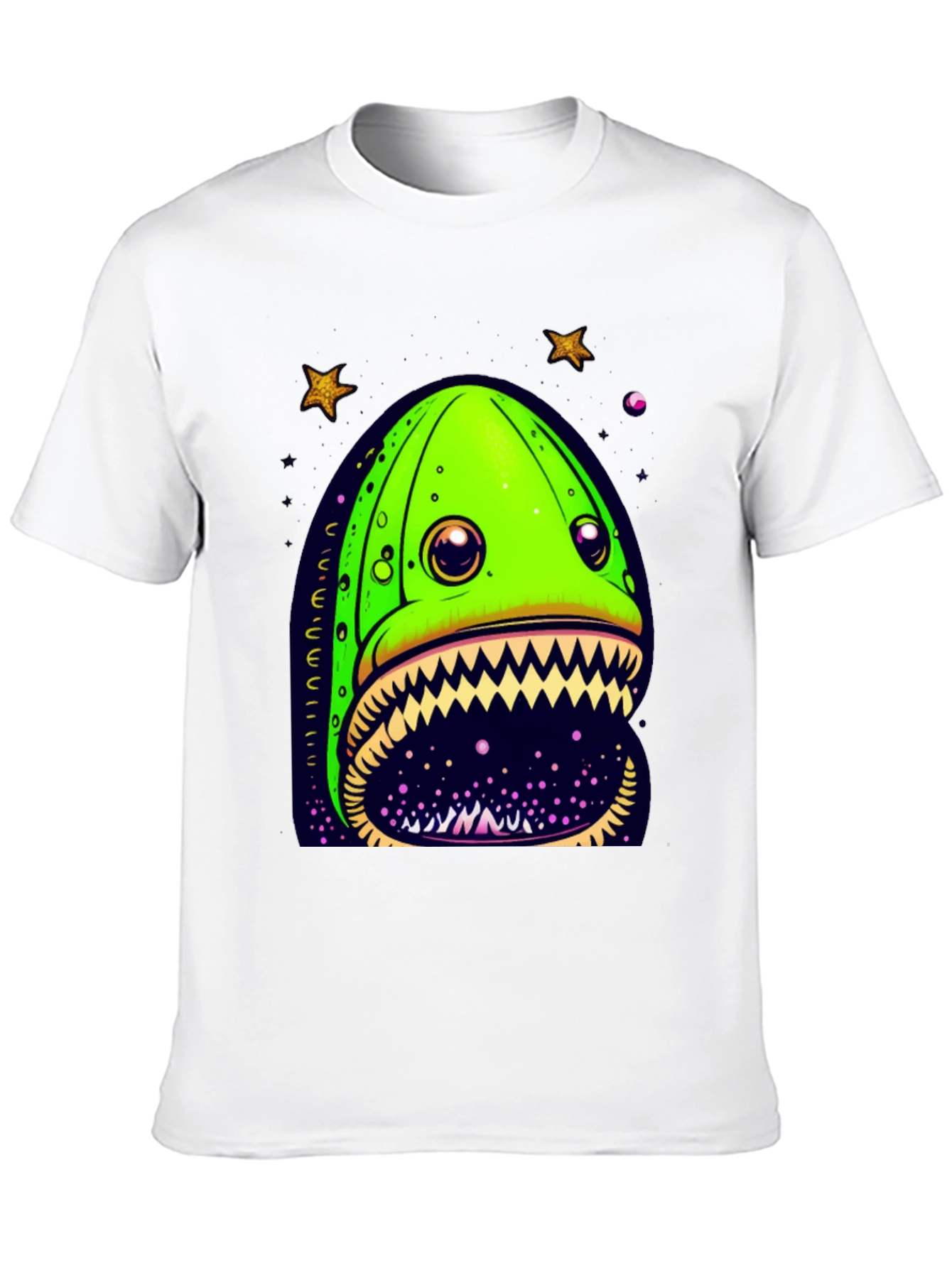 Monster Eel Graphic T-Shirt - Black Cotton Tee
