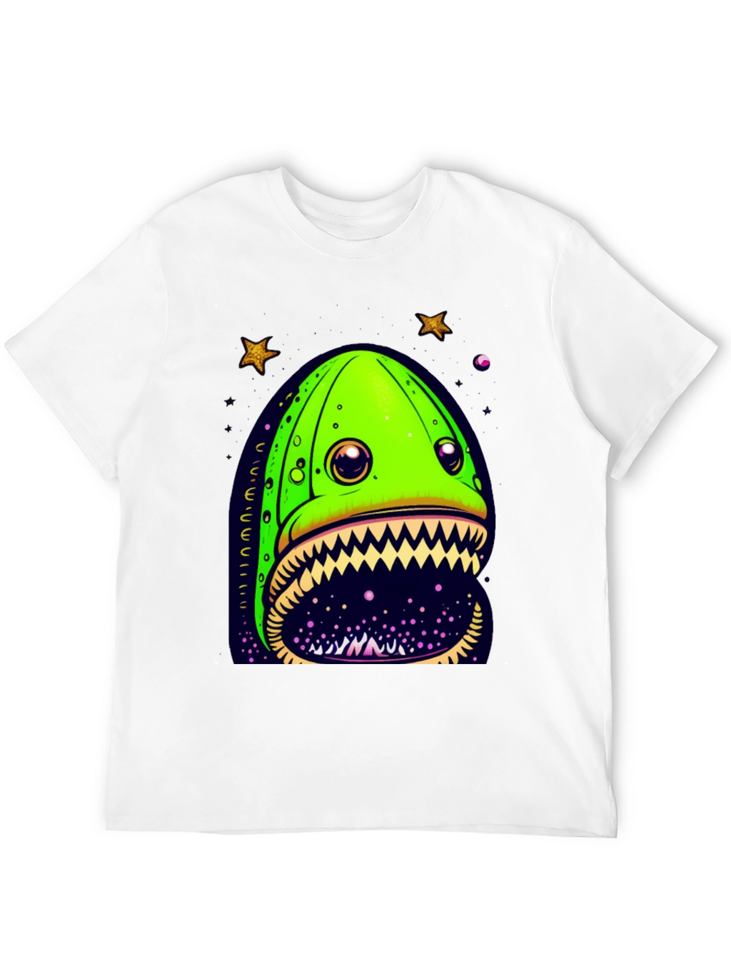 Monster Eel Graphic T-Shirt - Black Cotton Tee
