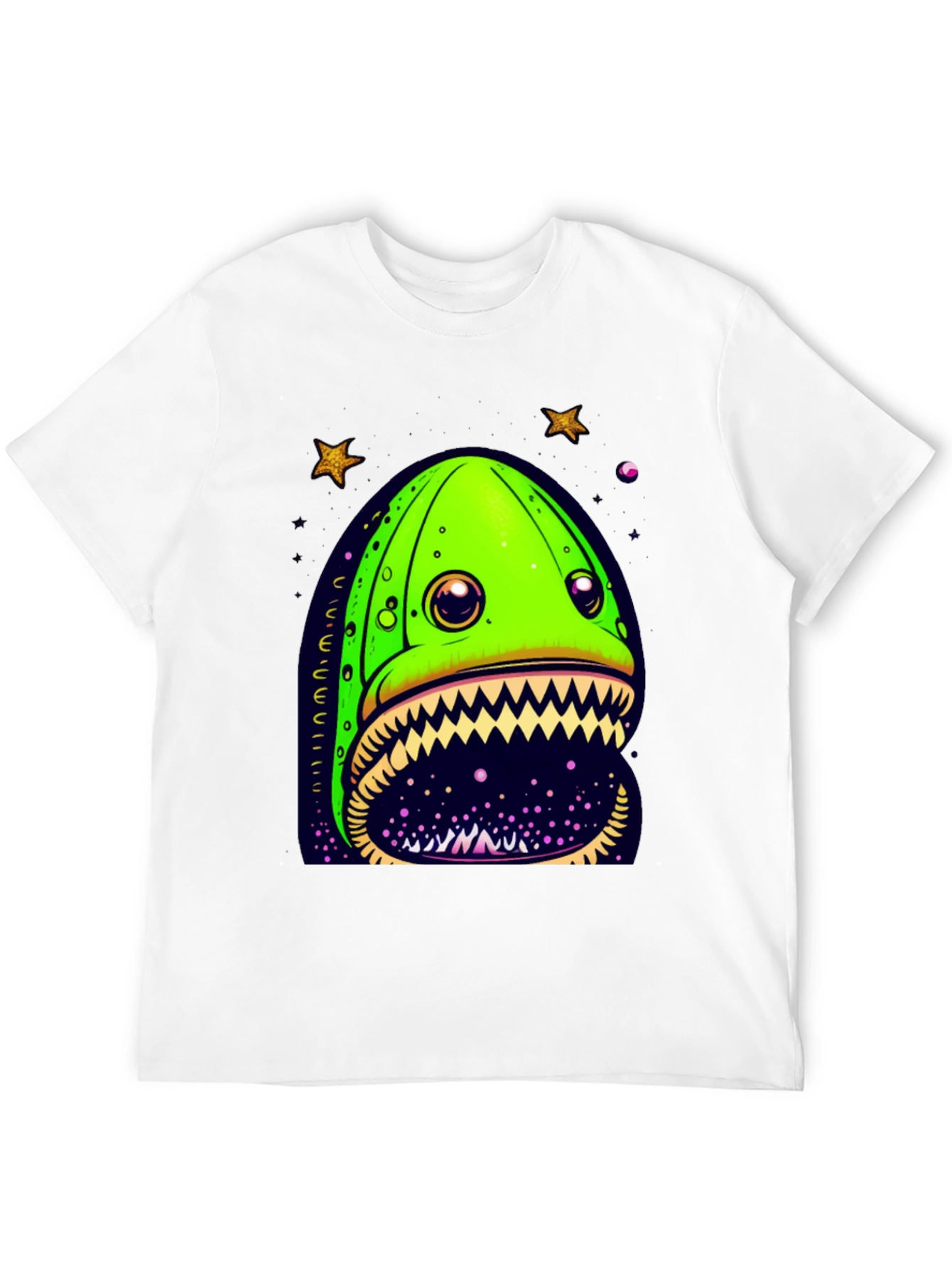 Monster Eel Graphic T-Shirt - Black Cotton Tee