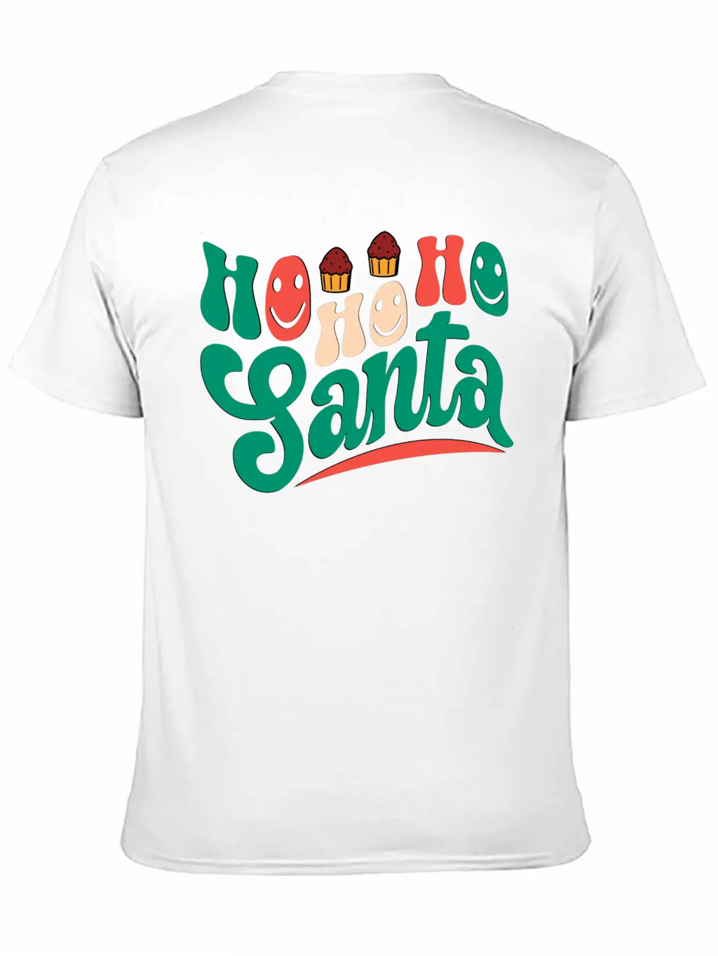 Ho Ho Ho Santa Unisex Casual T-Shirt – Clean Design For Daily Comfort