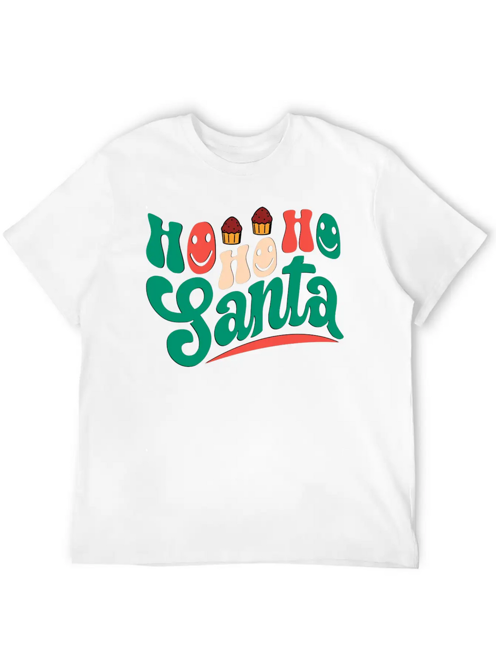 Ho Ho Ho Santa Unisex Casual T-Shirt – Clean Design For Daily Comfort