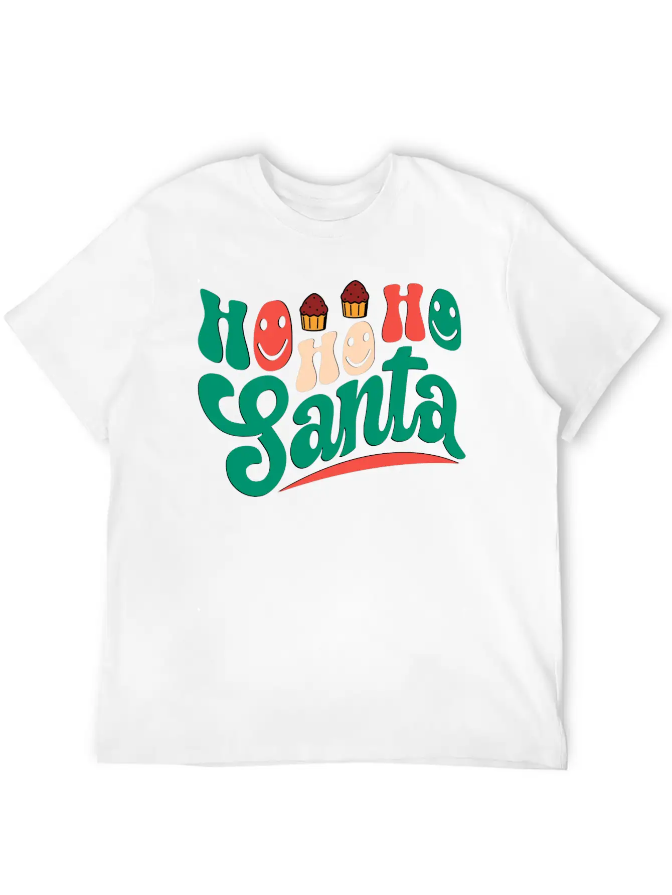 Ho Ho Ho Santa Unisex Casual T-Shirt – Clean Design For Daily Comfort