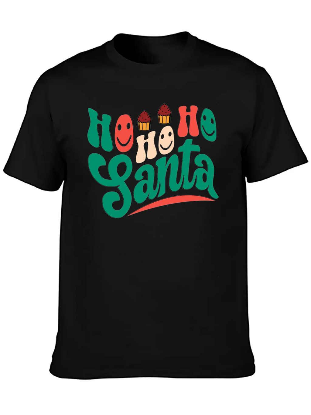 Ho Ho Ho Santa Unisex Casual T-Shirt – Clean Design For Daily Comfort