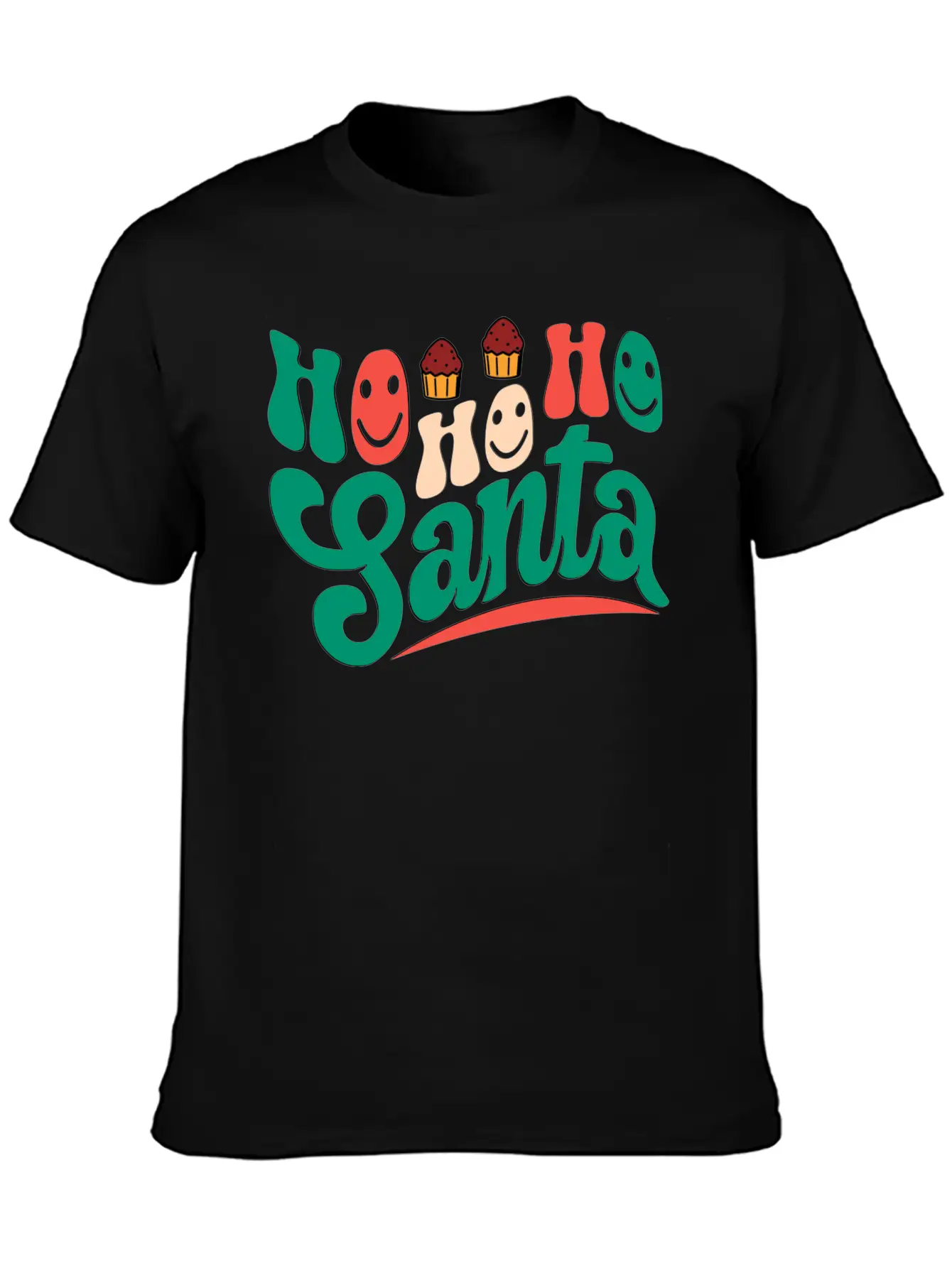 Ho Ho Ho Santa Unisex Casual T-Shirt – Clean Design For Daily Comfort
