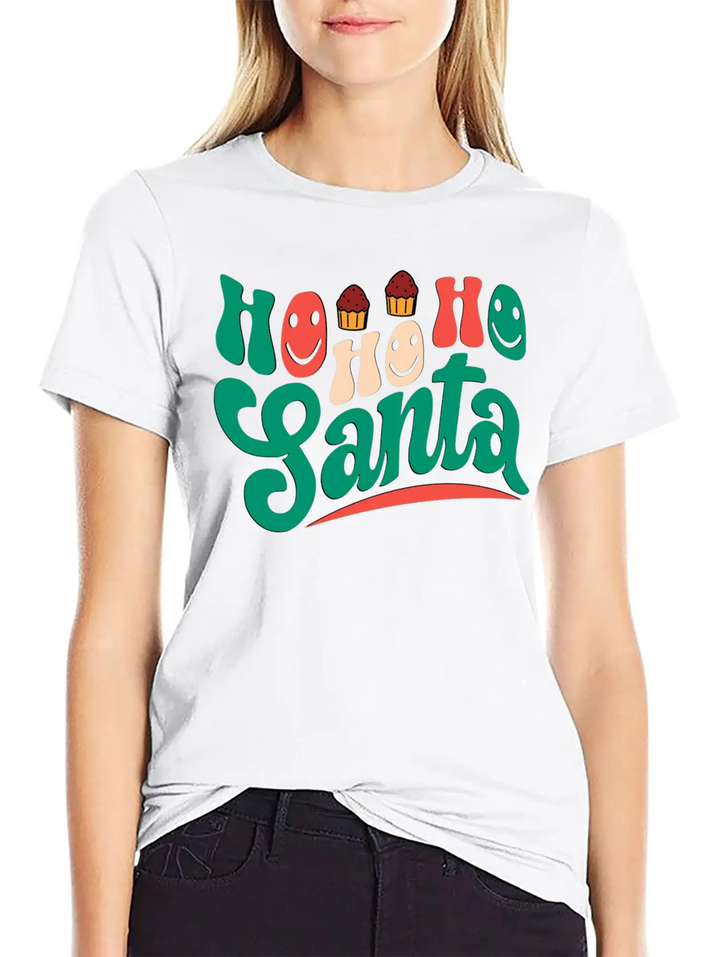 Ho Ho Ho Santa Unisex Casual T-Shirt – Clean Design For Daily Comfort