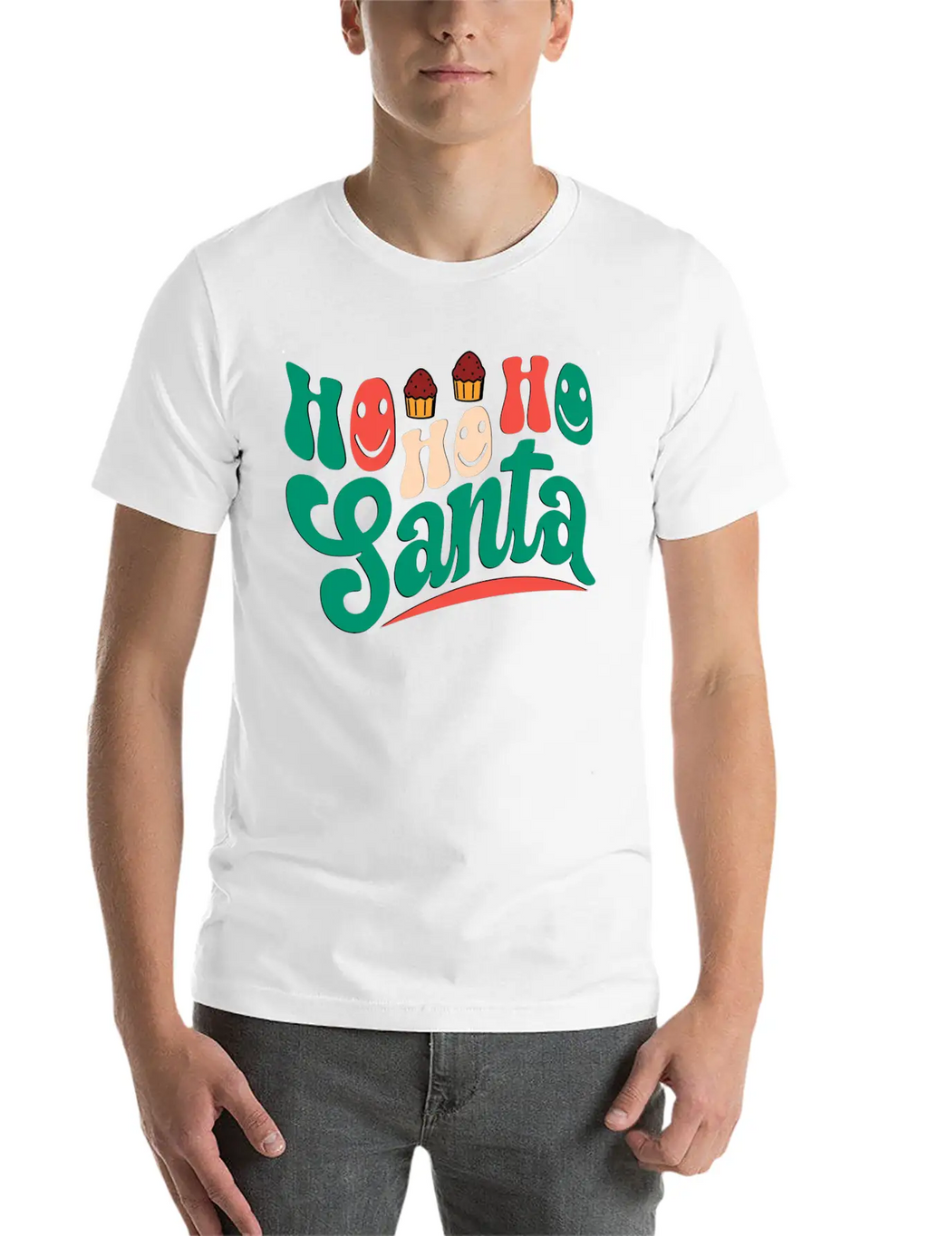Ho Ho Ho Santa Unisex Casual T-Shirt – Clean Design For Daily Comfort