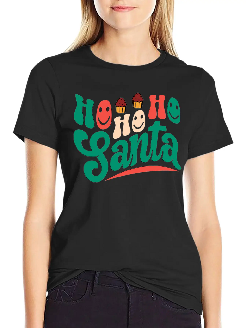 Ho Ho Ho Santa Unisex Casual T-Shirt – Clean Design For Daily Comfort