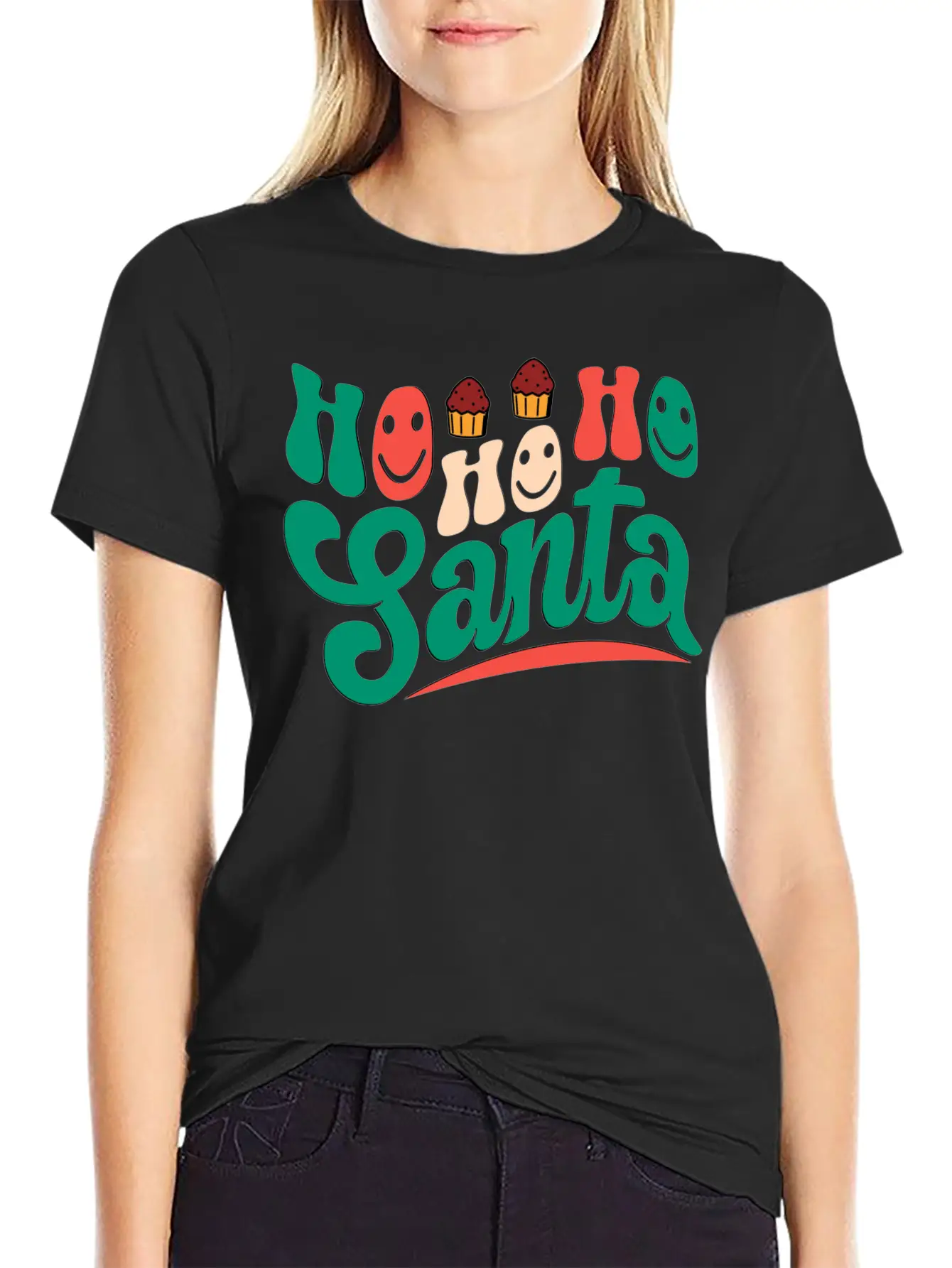 Ho Ho Ho Santa Unisex Casual T-Shirt – Clean Design For Daily Comfort