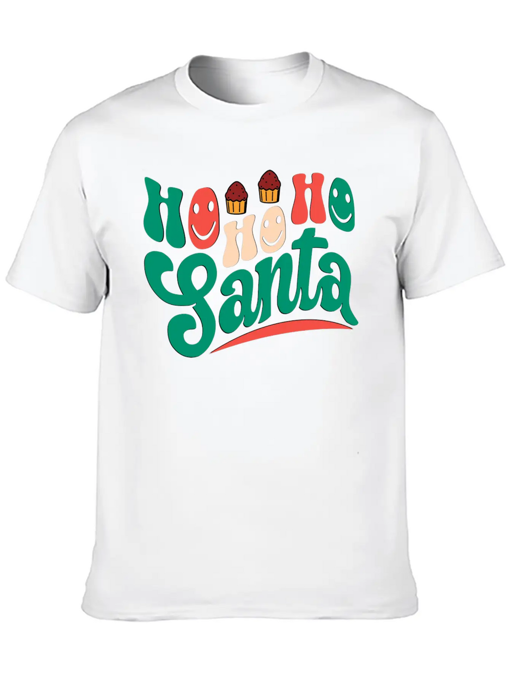 Ho Ho Ho Santa Unisex Casual T-Shirt – Clean Design For Daily Comfort