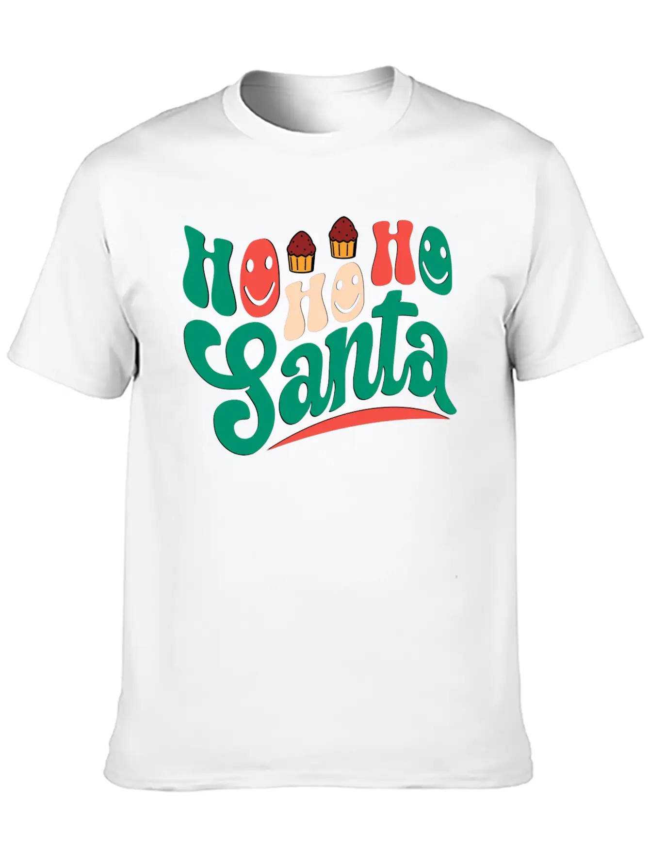 Ho Ho Ho Santa Unisex Casual T-Shirt – Clean Design For Daily Comfort