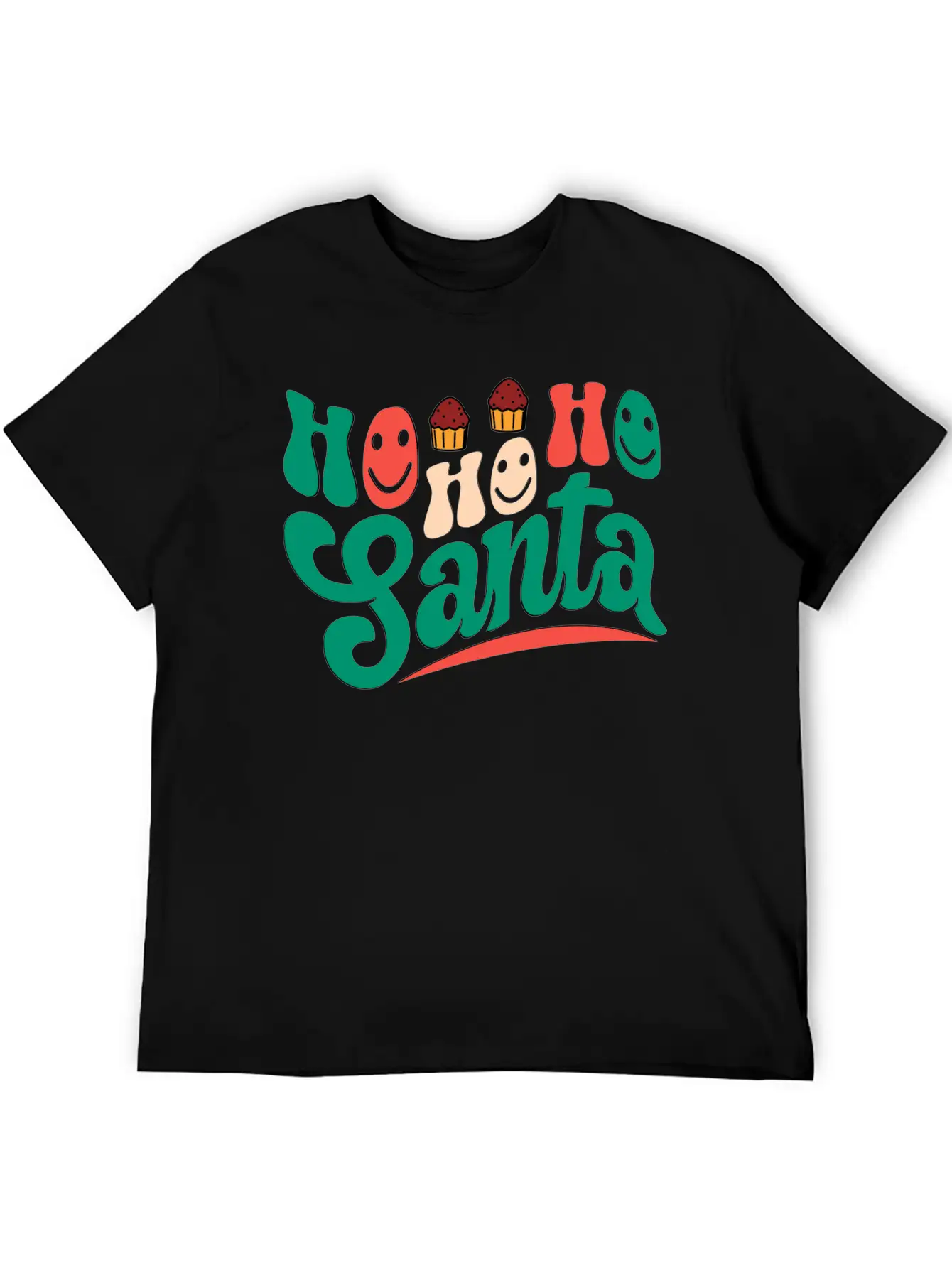 Ho Ho Ho Santa Unisex Casual T-Shirt – Clean Design For Daily Comfort