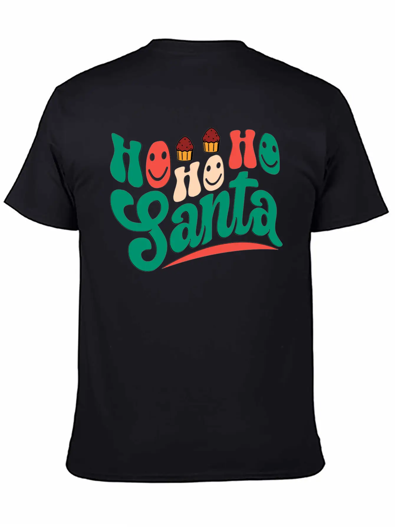 Ho Ho Ho Santa Unisex Casual T-Shirt – Clean Design For Daily Comfort