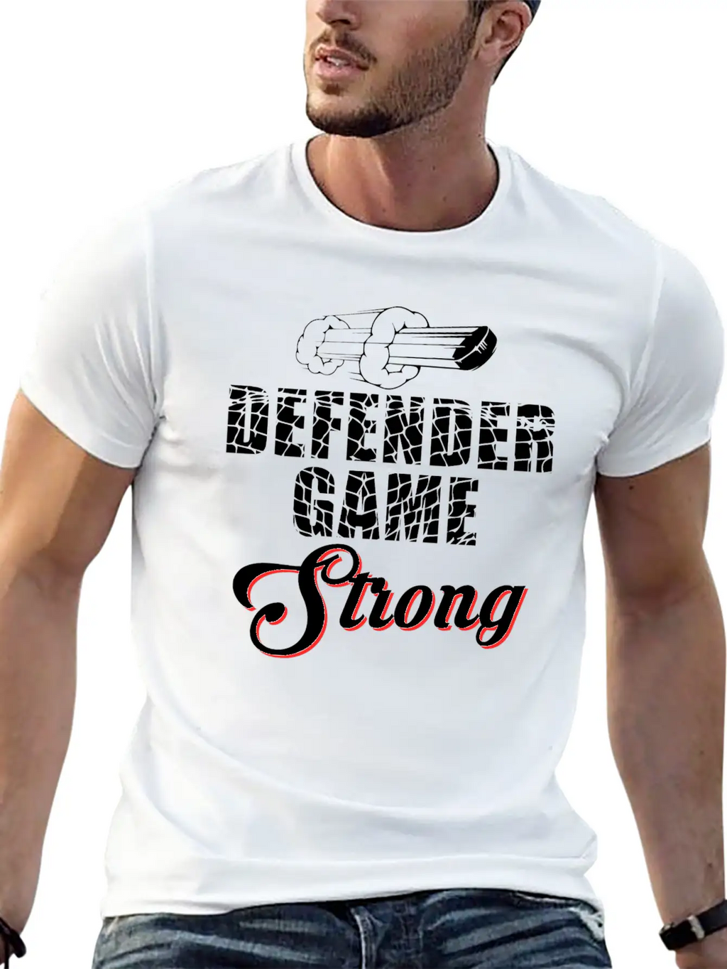 Hockey Player Addict Goal Score Gift Unisex Casual T-Shirt – Clean Design For Daily Comfort