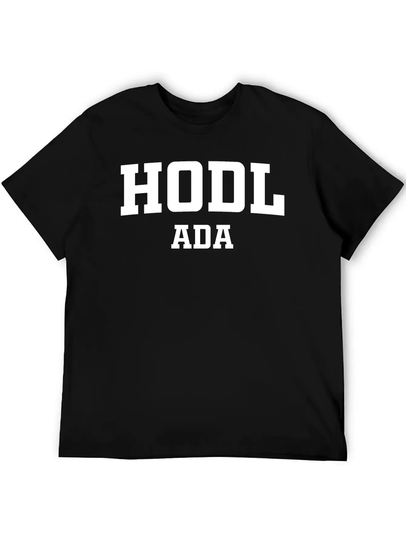 HODL Cardano ADA Unisex Short Sleeve Soft Cotton T-Shirt – Casual Everyday Wear
