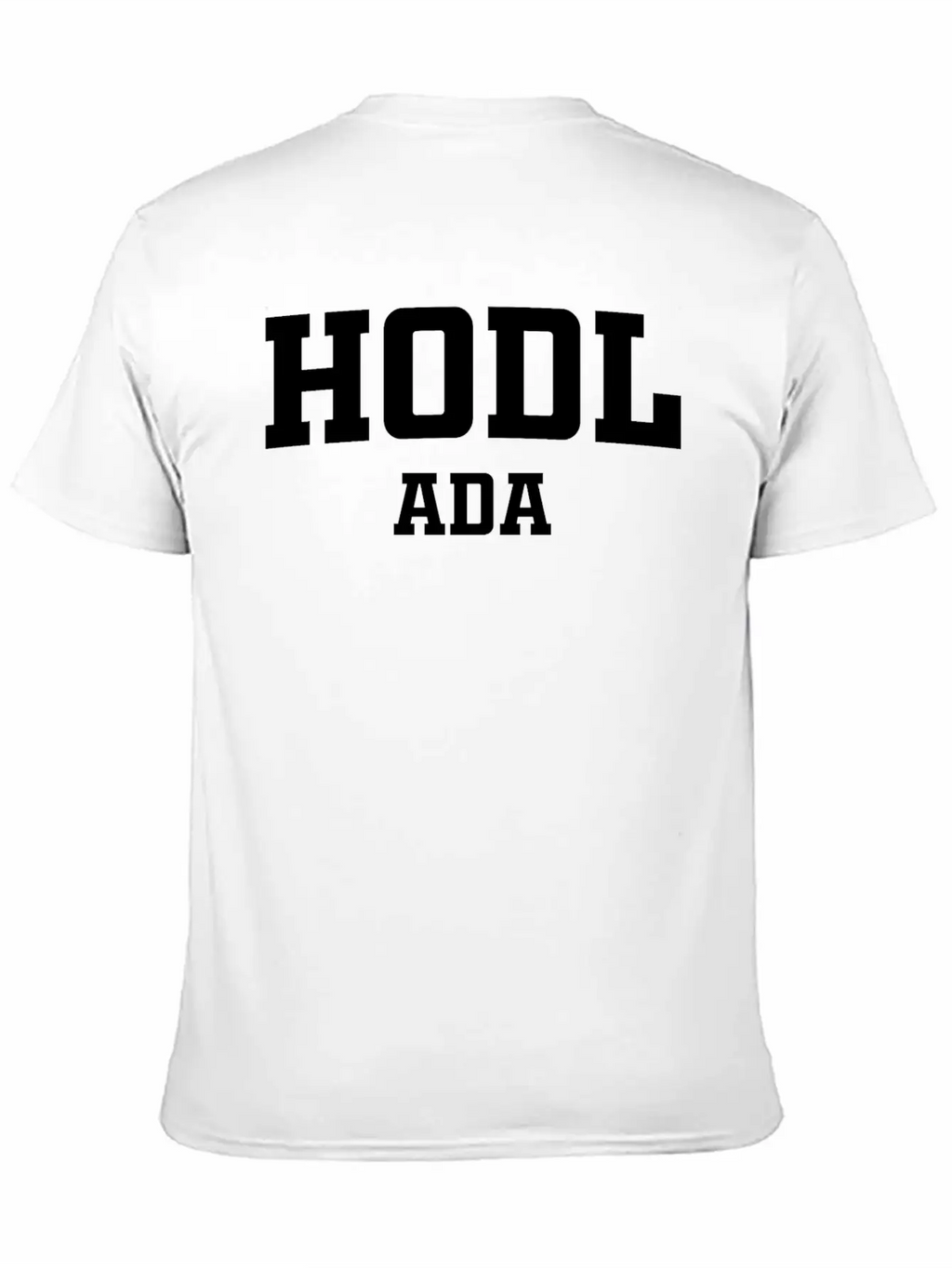HODL Cardano ADA Unisex Short Sleeve Soft Cotton T-Shirt – Casual Everyday Wear