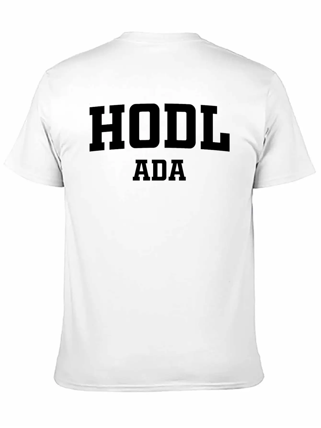 HODL Cardano ADA Unisex Short Sleeve Soft Cotton T-Shirt – Casual Everyday Wear