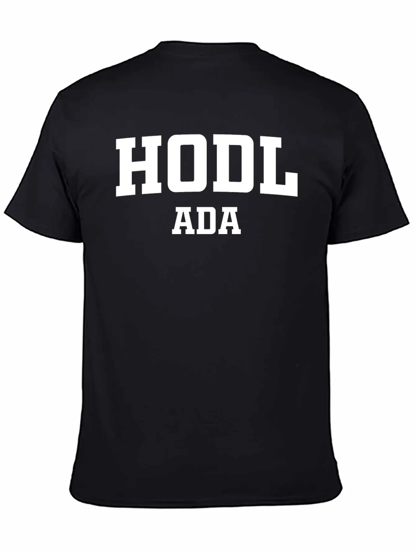 HODL Cardano ADA Unisex Short Sleeve Soft Cotton T-Shirt – Casual Everyday Wear