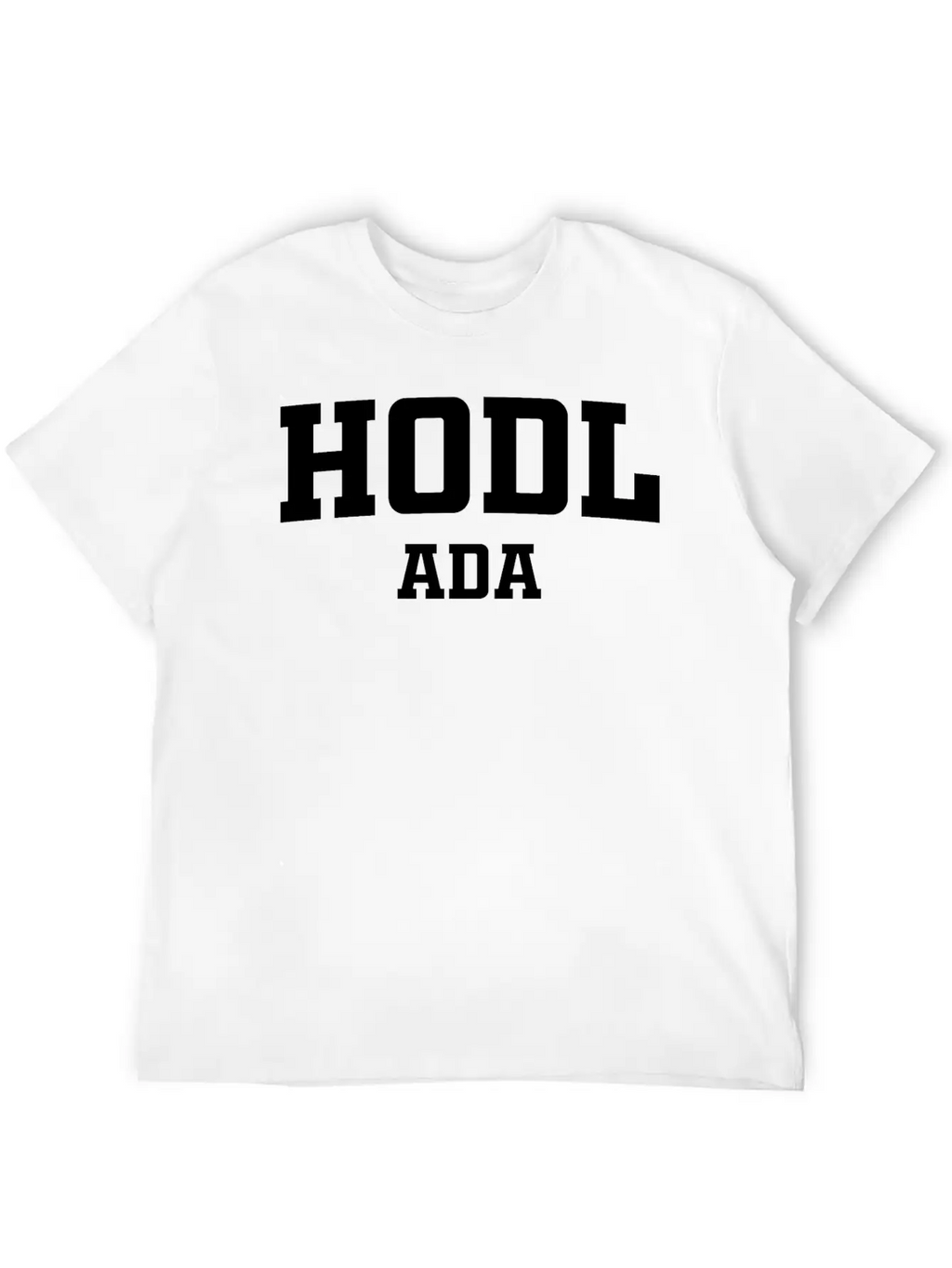 HODL Cardano ADA Unisex Short Sleeve Soft Cotton T-Shirt – Casual Everyday Wear