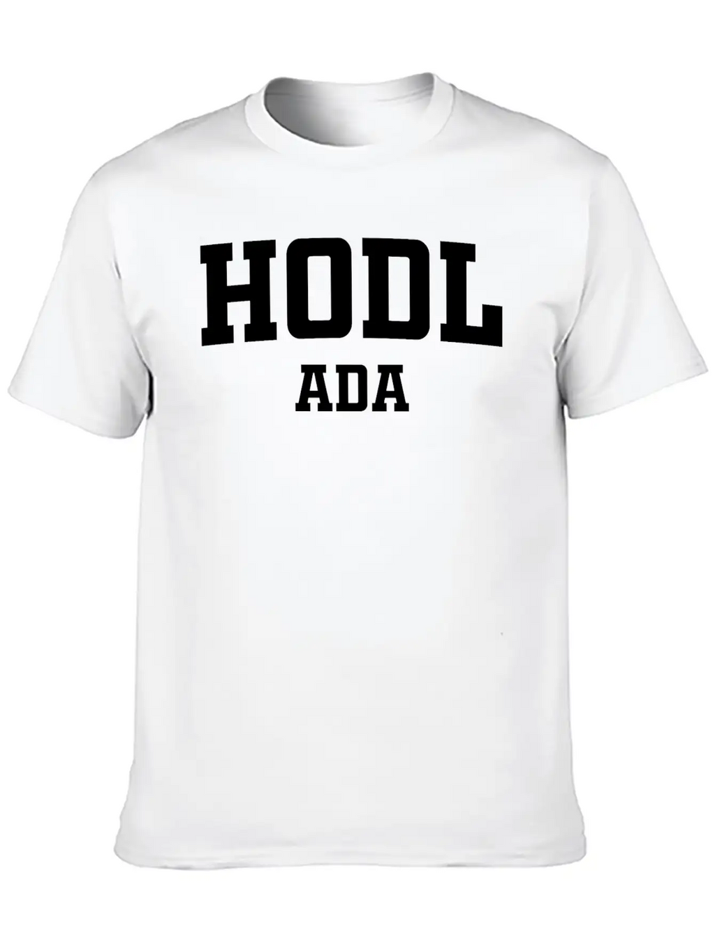 HODL Cardano ADA Unisex Short Sleeve Soft Cotton T-Shirt – Casual Everyday Wear