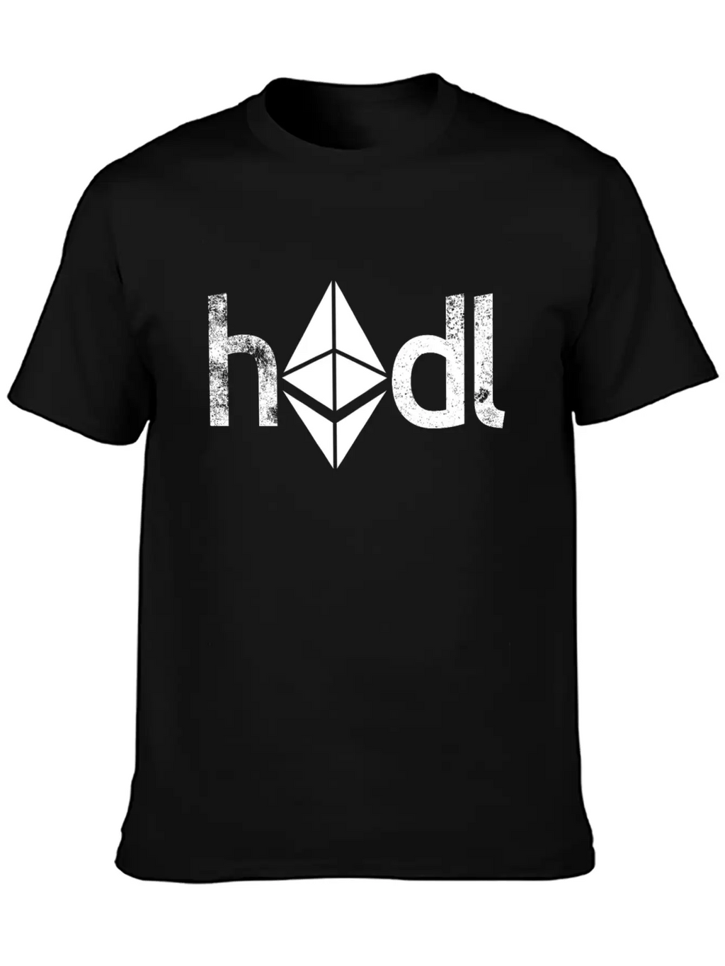 HODL ETH Cryptocurrency Mining HODL Ethereum Unisex Casual T-Shirt – Clean Design For Daily Comfort