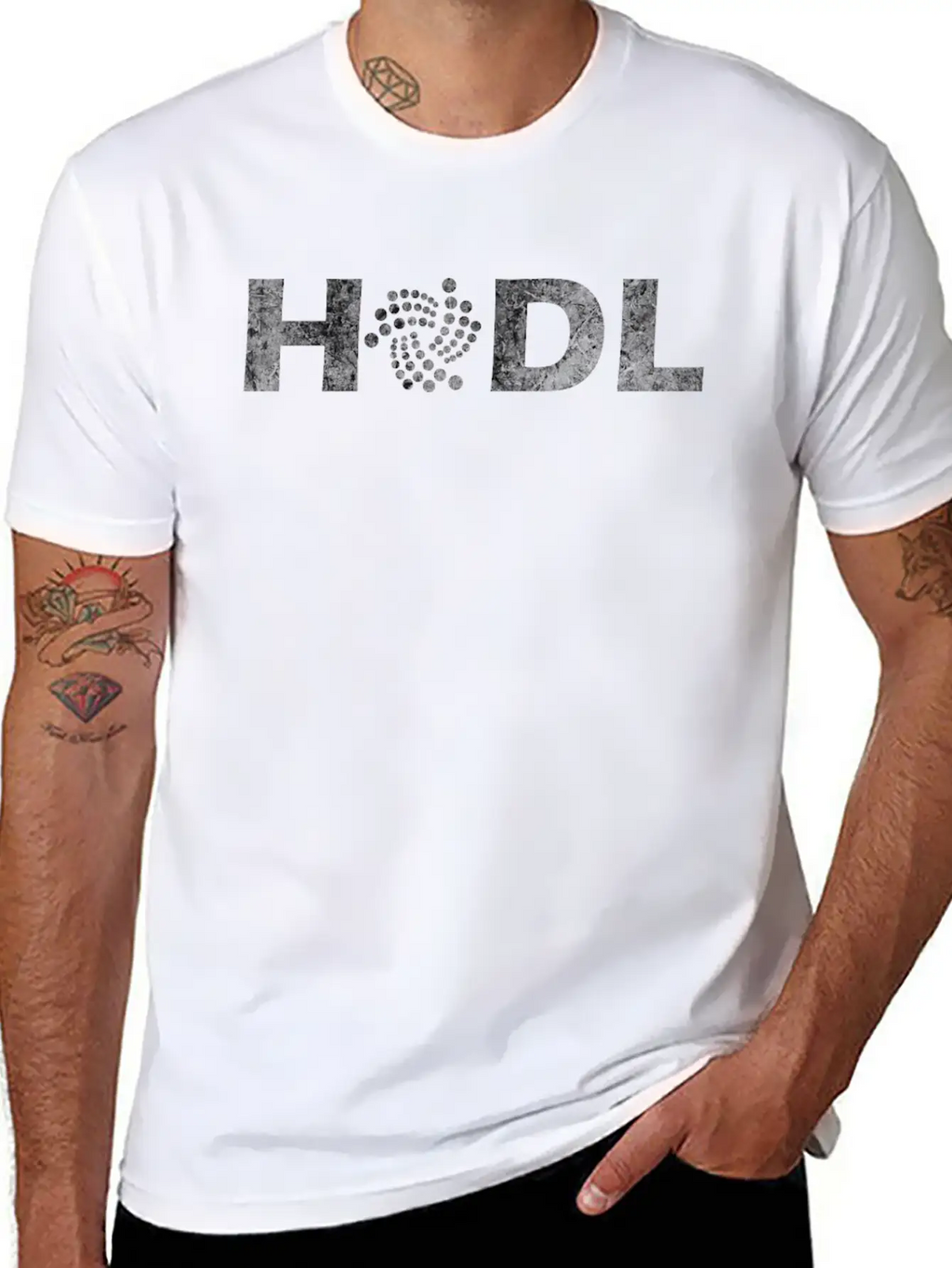 HODL Iota Miota Cryptocurrency Crypto Investor Breathable Soft Cotton T-Shirt – Timeless Casual Look