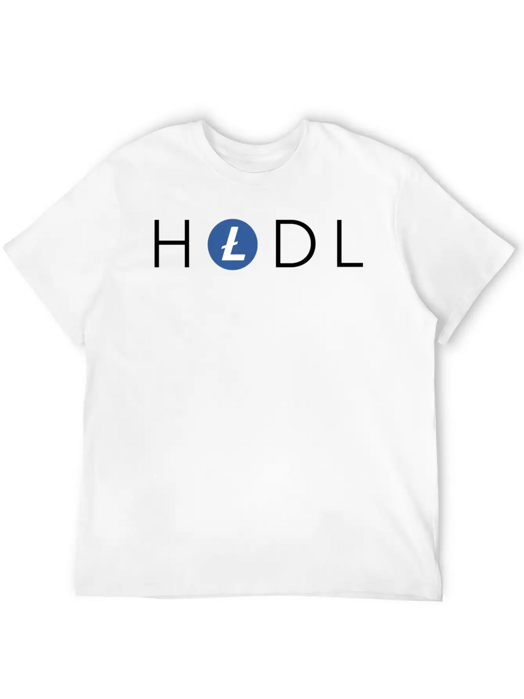 HODL Litecoin (LTC) Crypto T-shirt Casual Graphic T-Shirt – Simple And Comfortable Daily Wear