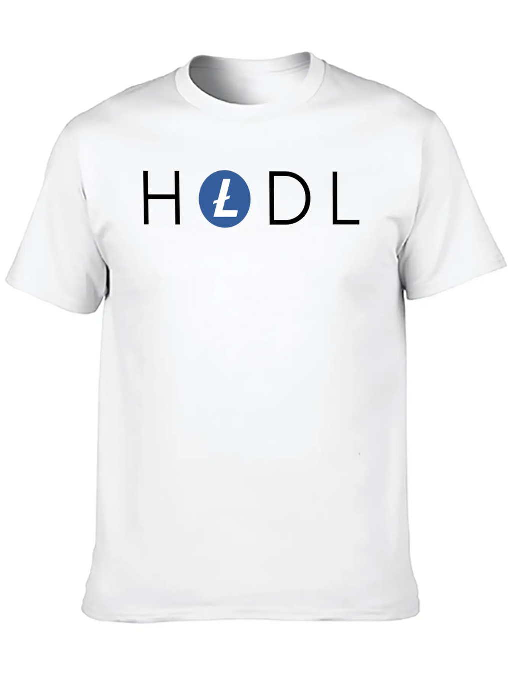 HODL Litecoin (LTC) Crypto T-shirt Casual Graphic T-Shirt – Simple And Comfortable Daily Wear