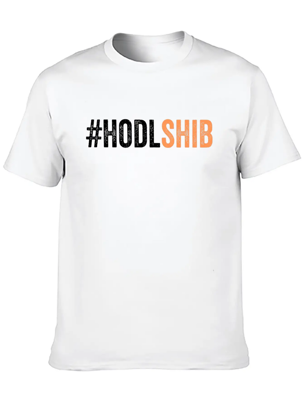 Hodl Shib Hashtag, Shiba Inu Coin Crypto, Shib Tok Unisex Short Sleeve Soft Cotton T-Shirt – Casual Everyday Wear