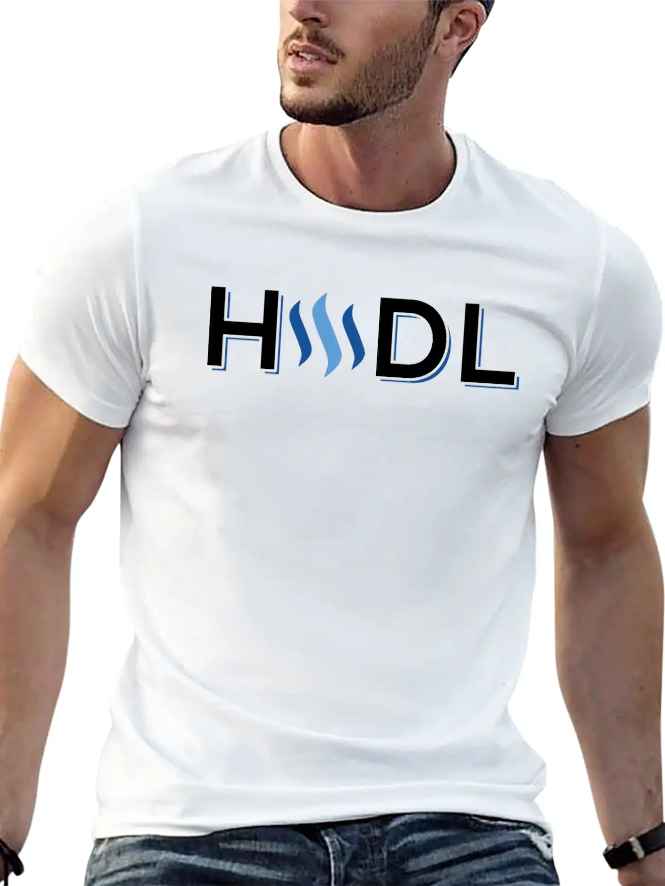 HODL Steem Logo Crypto Breathable Soft Cotton T-Shirt – Timeless Casual Look
