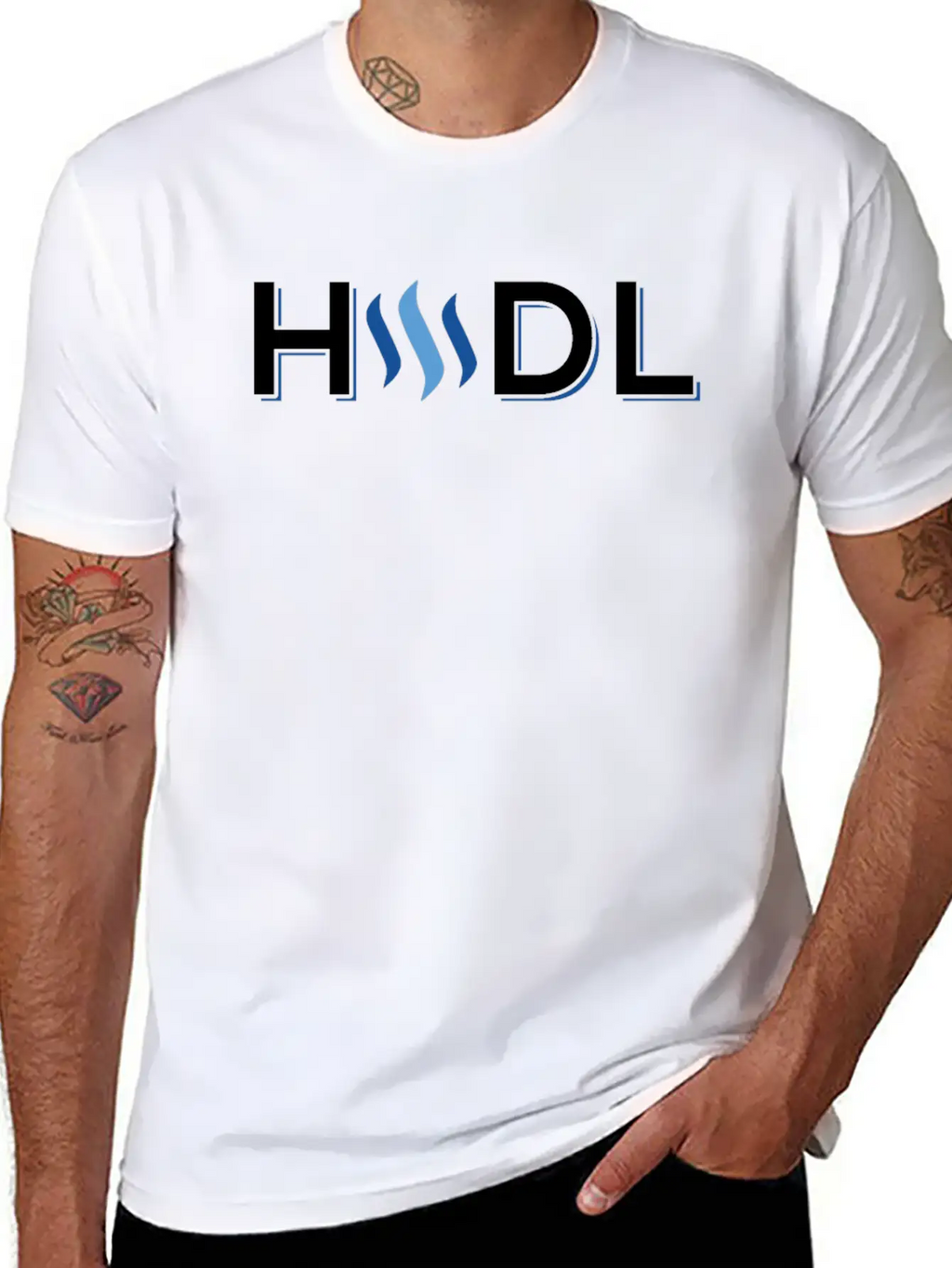 HODL Steem Logo Crypto Breathable Soft Cotton T-Shirt – Timeless Casual Look