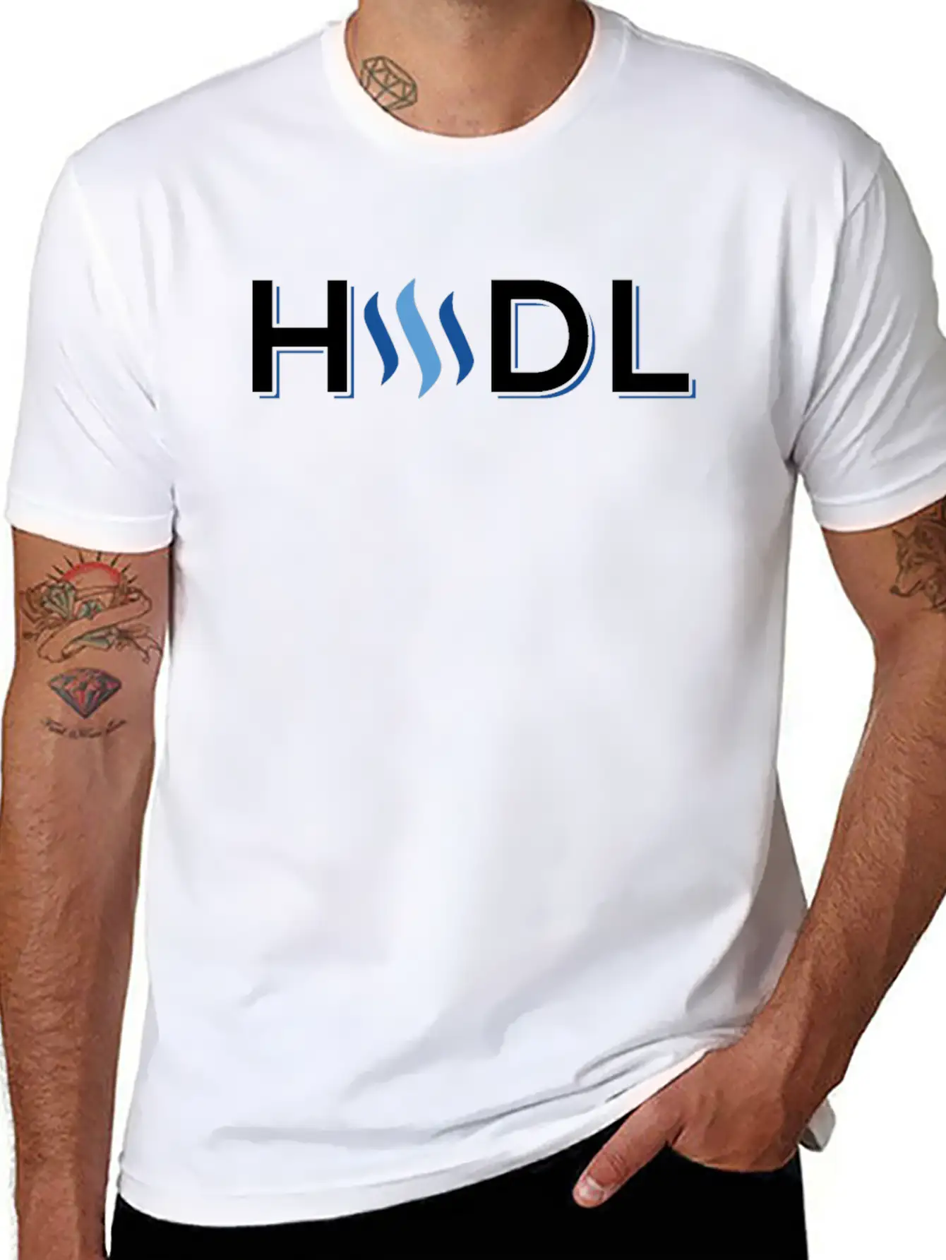 HODL Steem Logo Crypto Breathable Soft Cotton T-Shirt – Timeless Casual Look