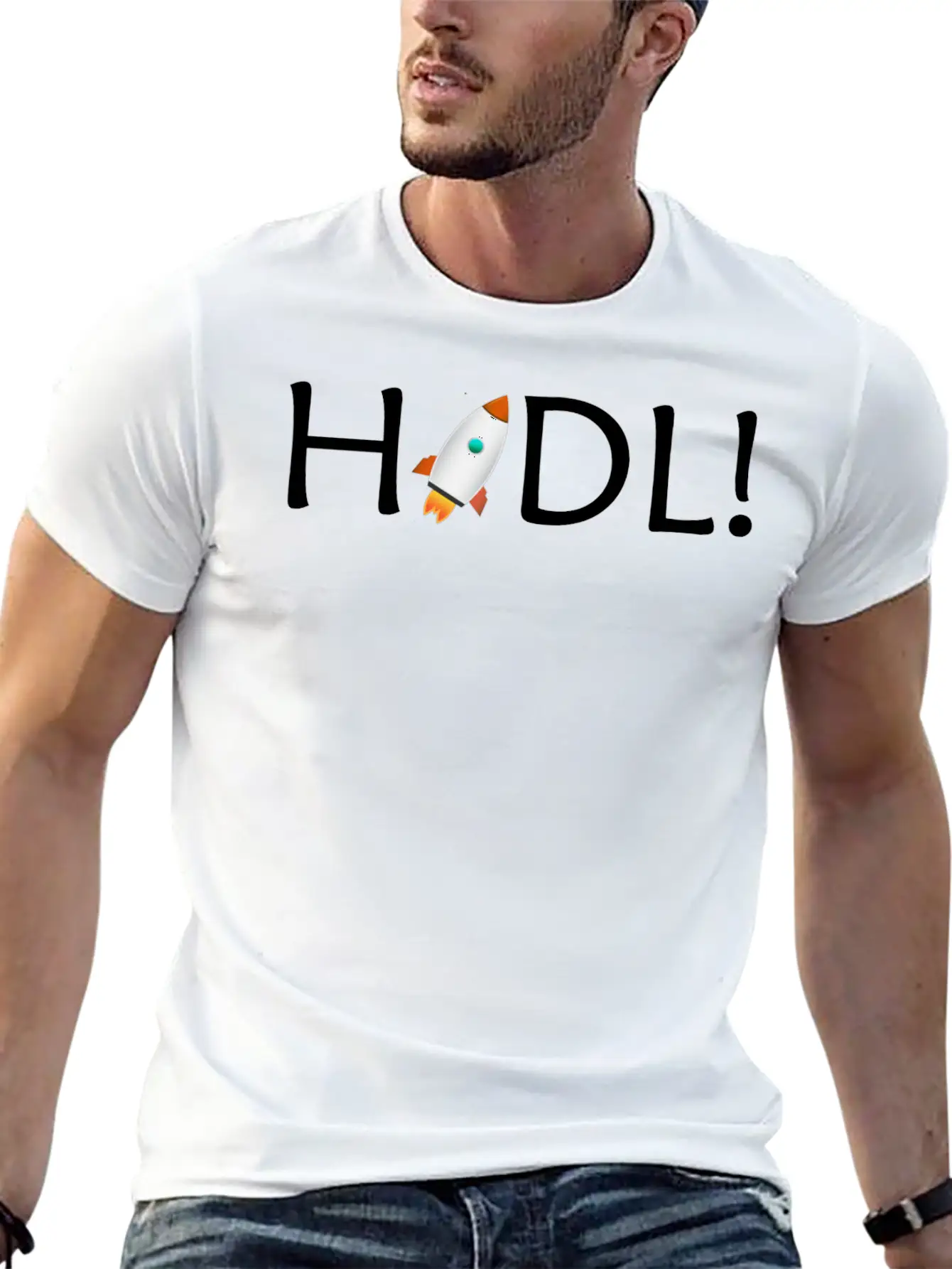 HODL Unisex Short Sleeve Soft Cotton T-Shirt – Casual Everyday Wear